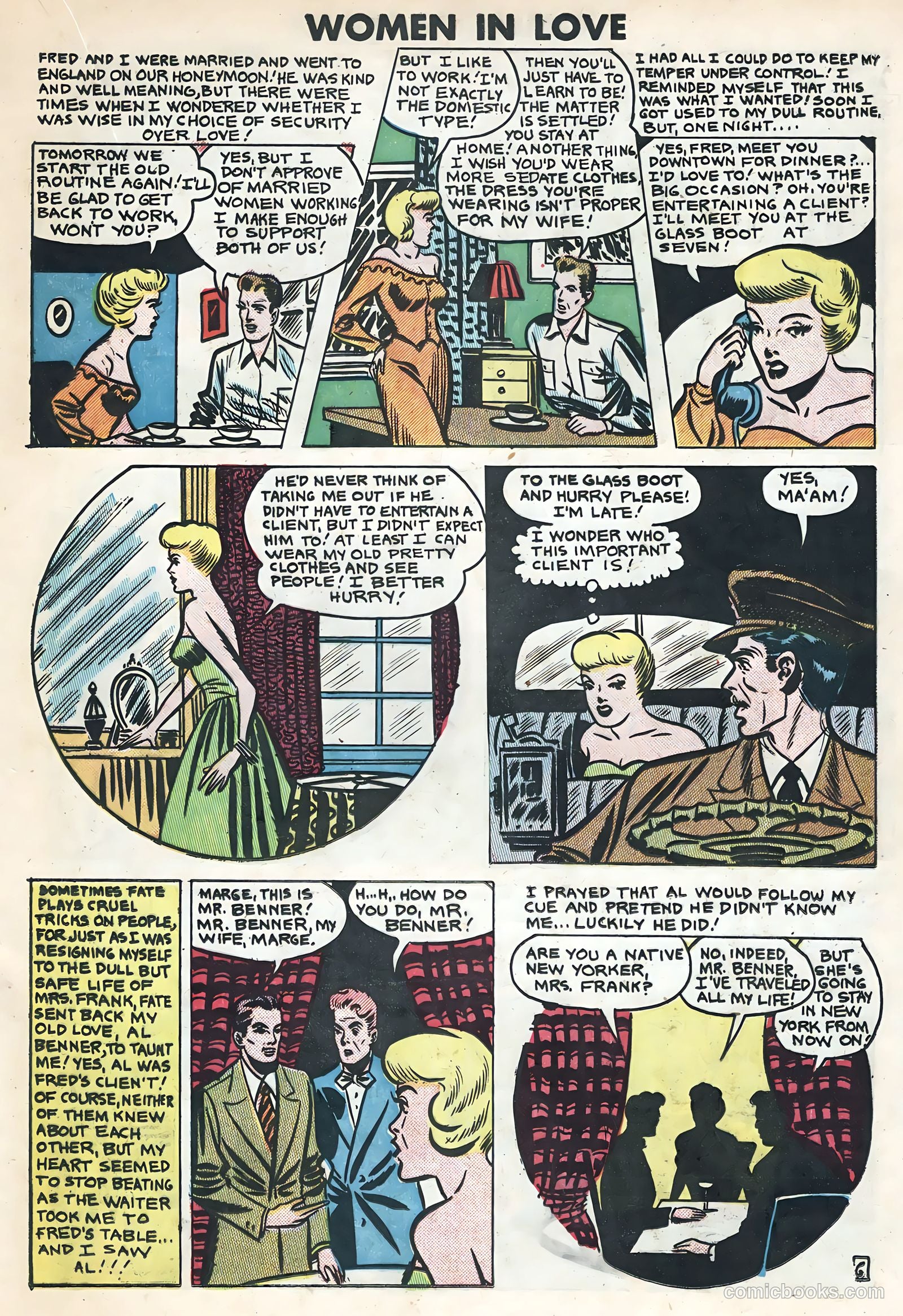 Women in Love #3 (1949) — page 17 of 36