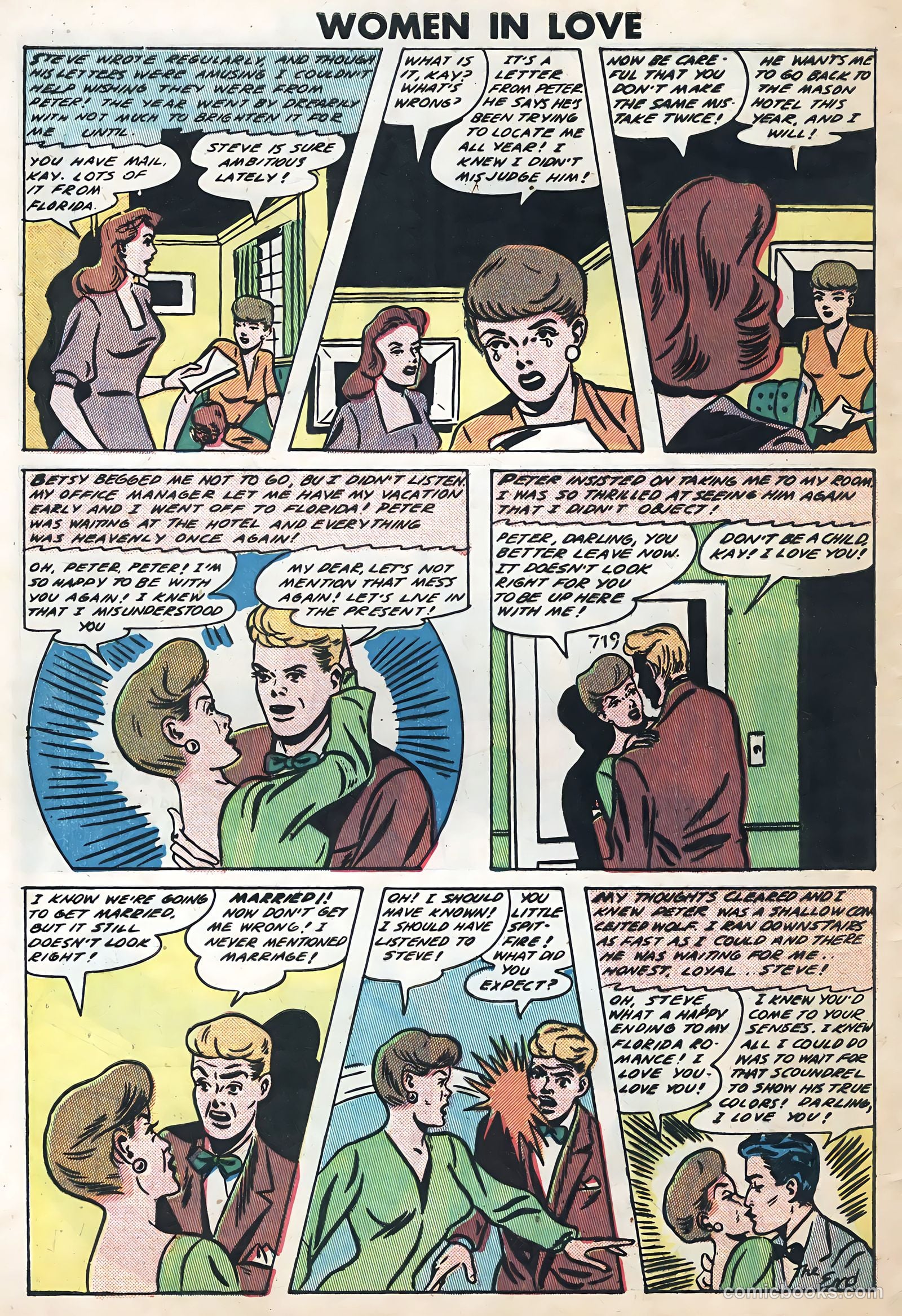 Women in Love #3 (1949) — page 32 of 36