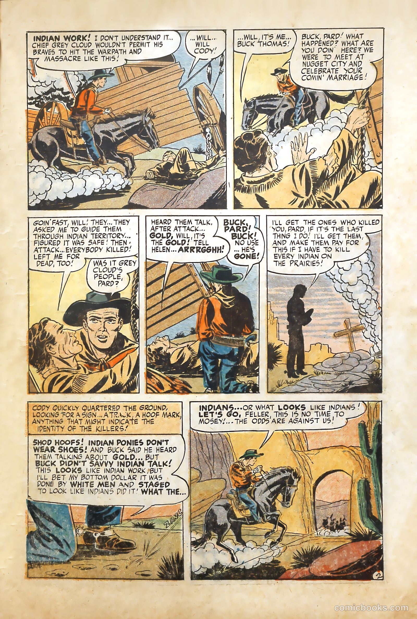 Women Outlaws #1 (1948) — page 3 of 38