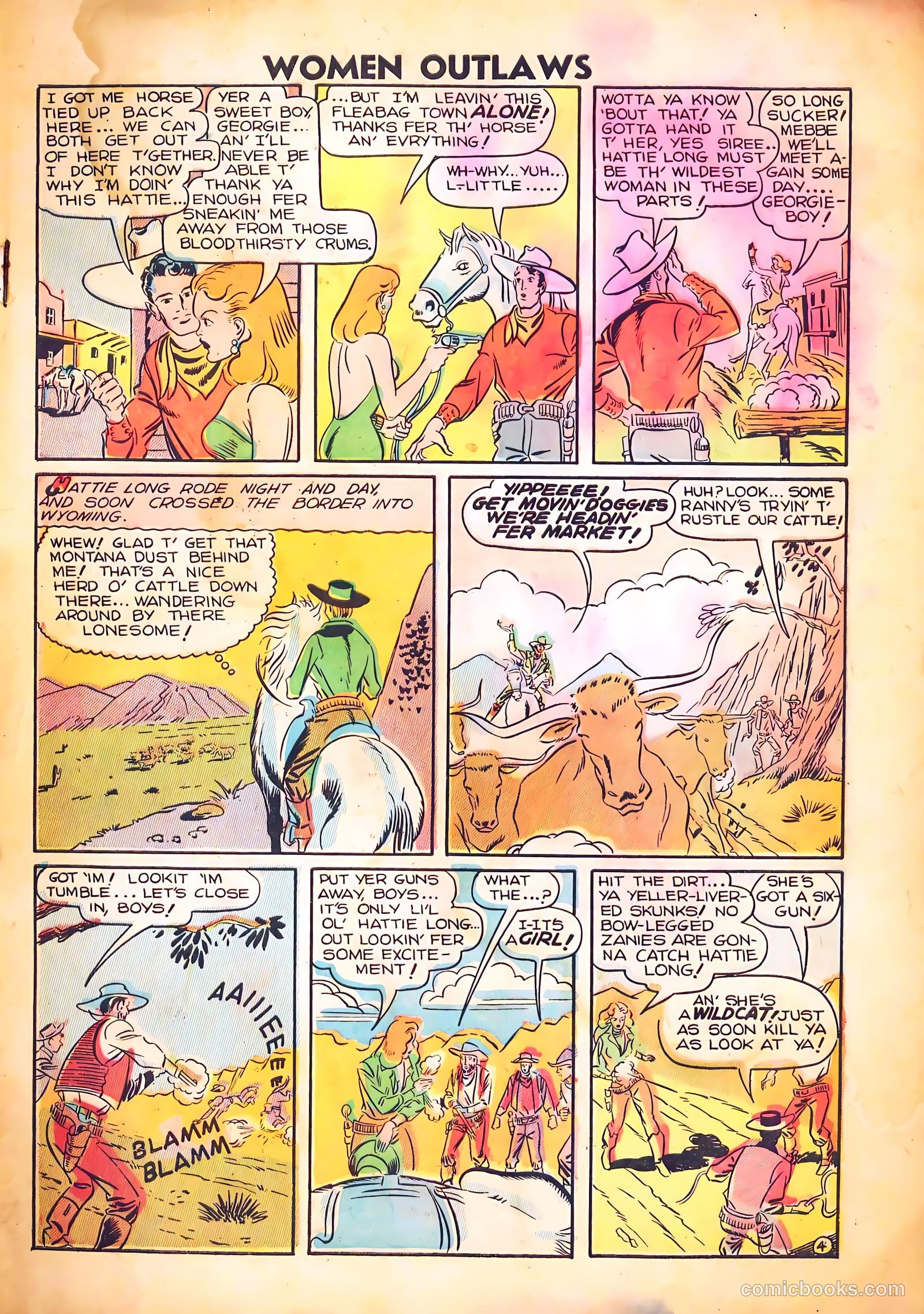 Women Outlaws #2 (1948) — page 5 of 36