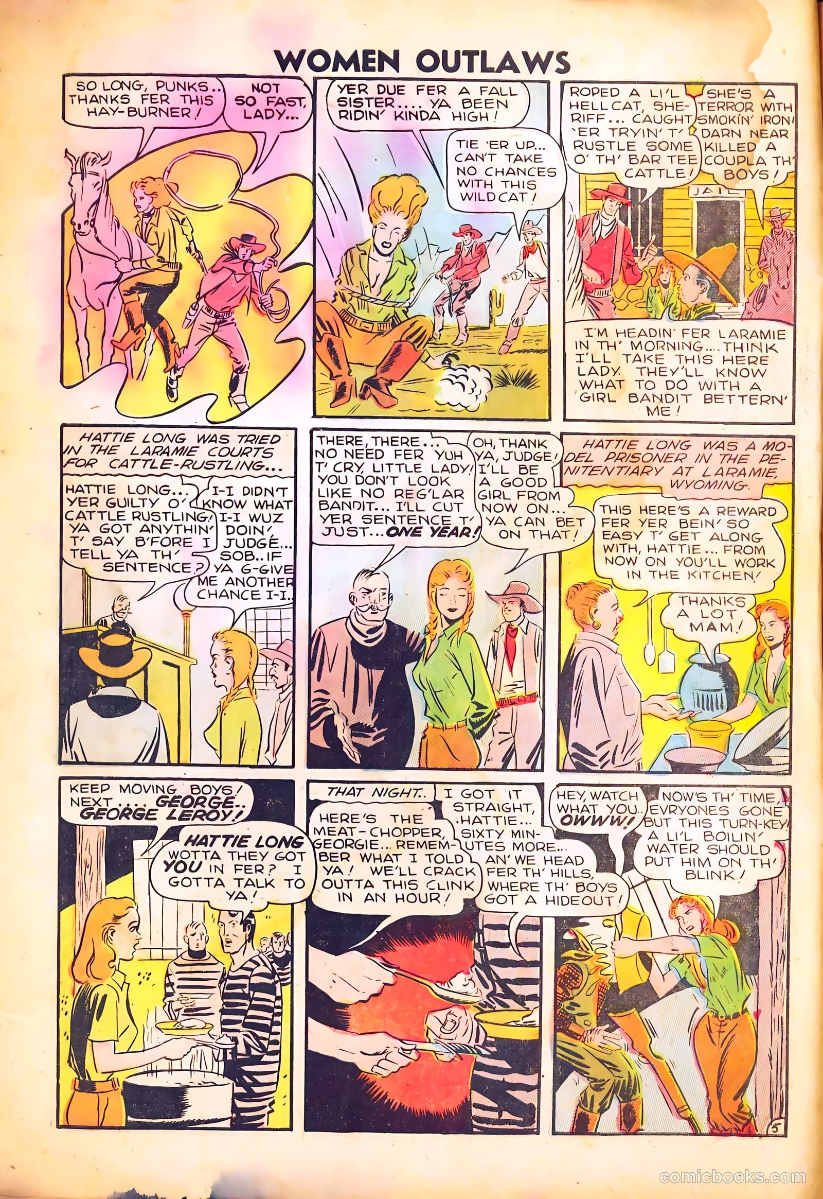 Women Outlaws #2 (1948) — page 6 of 36