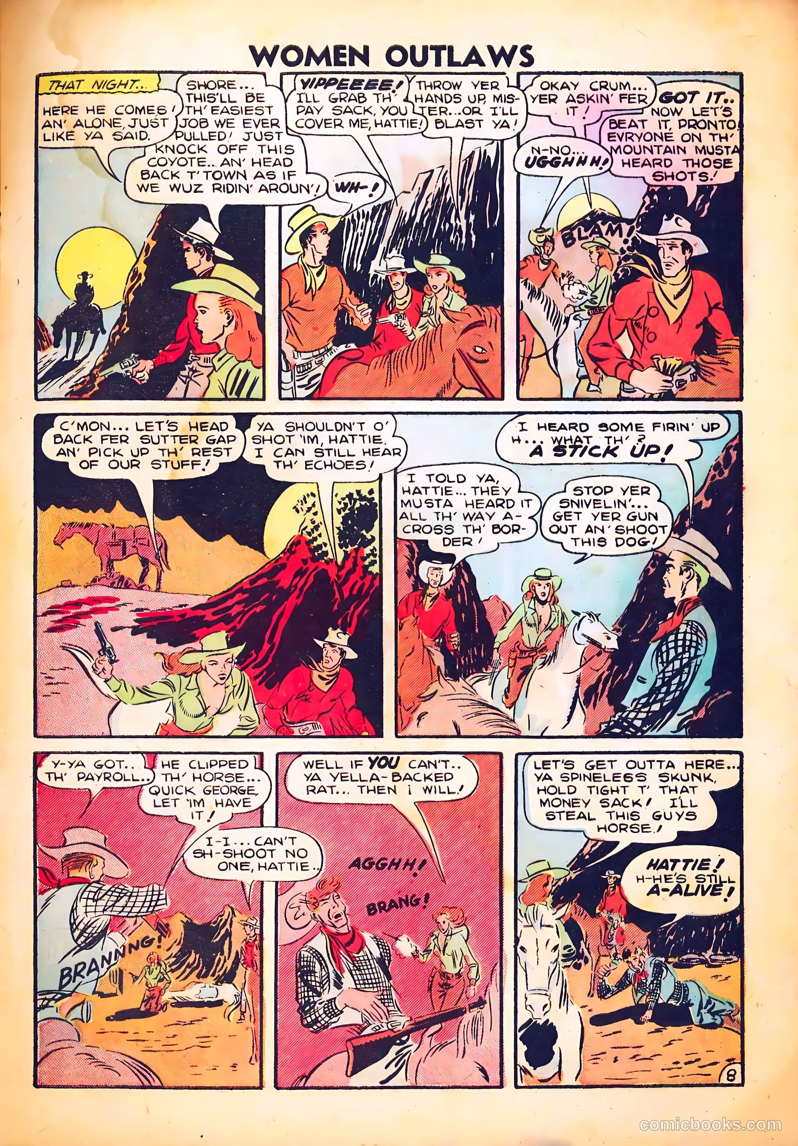 Women Outlaws #2 (1948) — page 9 of 36
