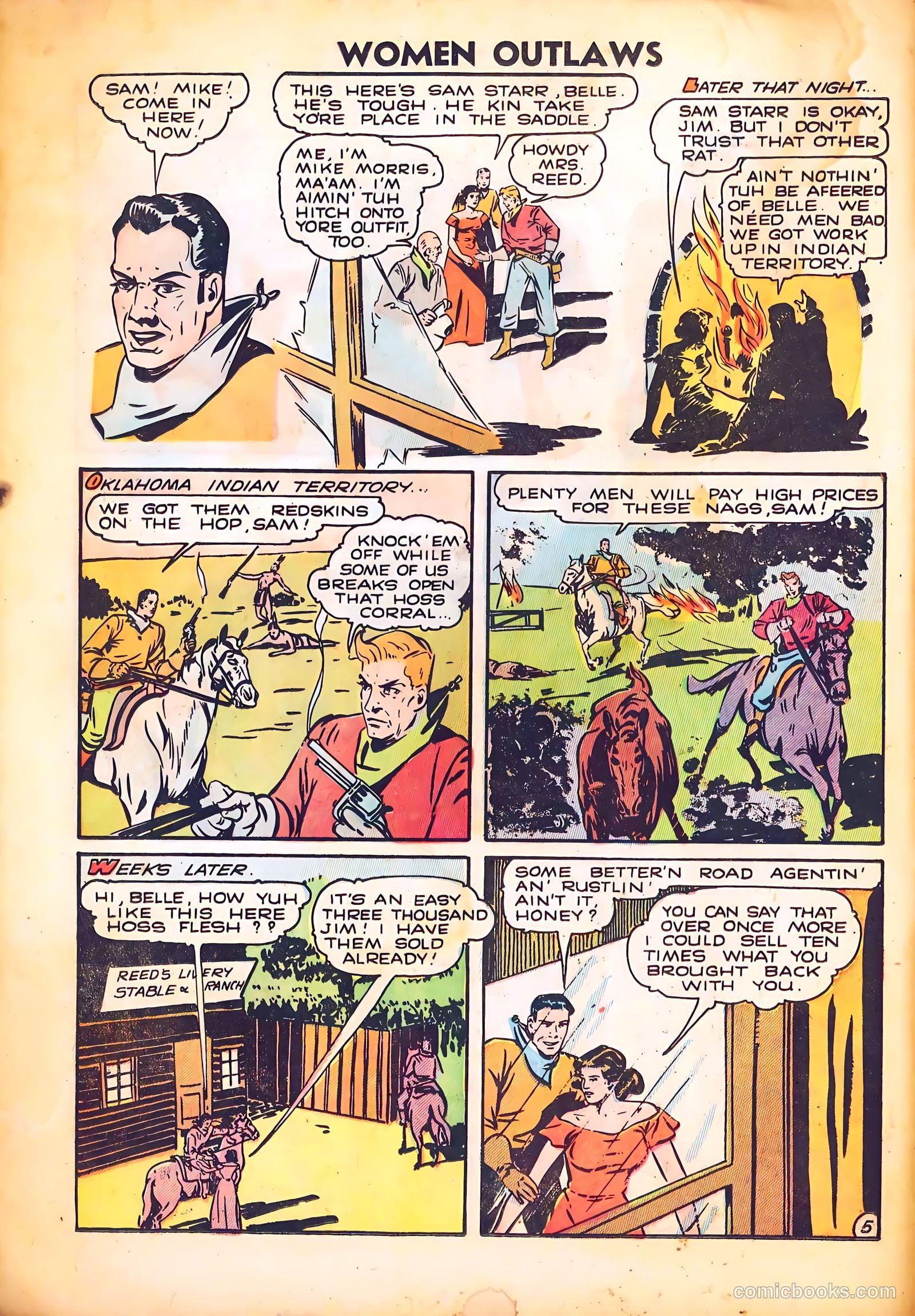 Women Outlaws #2 (1948) — page 16 of 36