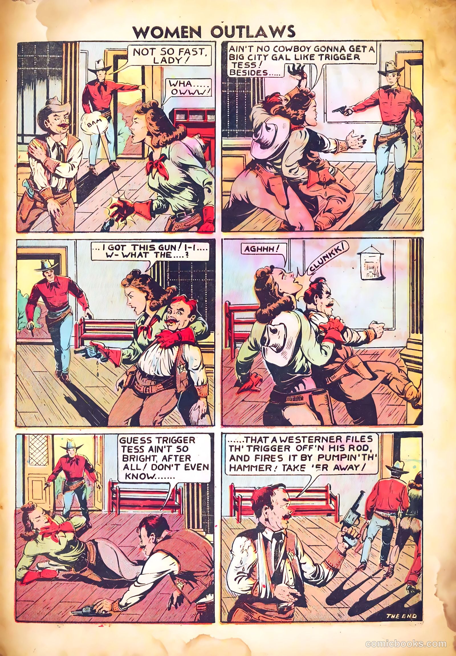 Women Outlaws #2 (1948) — page 33 of 36