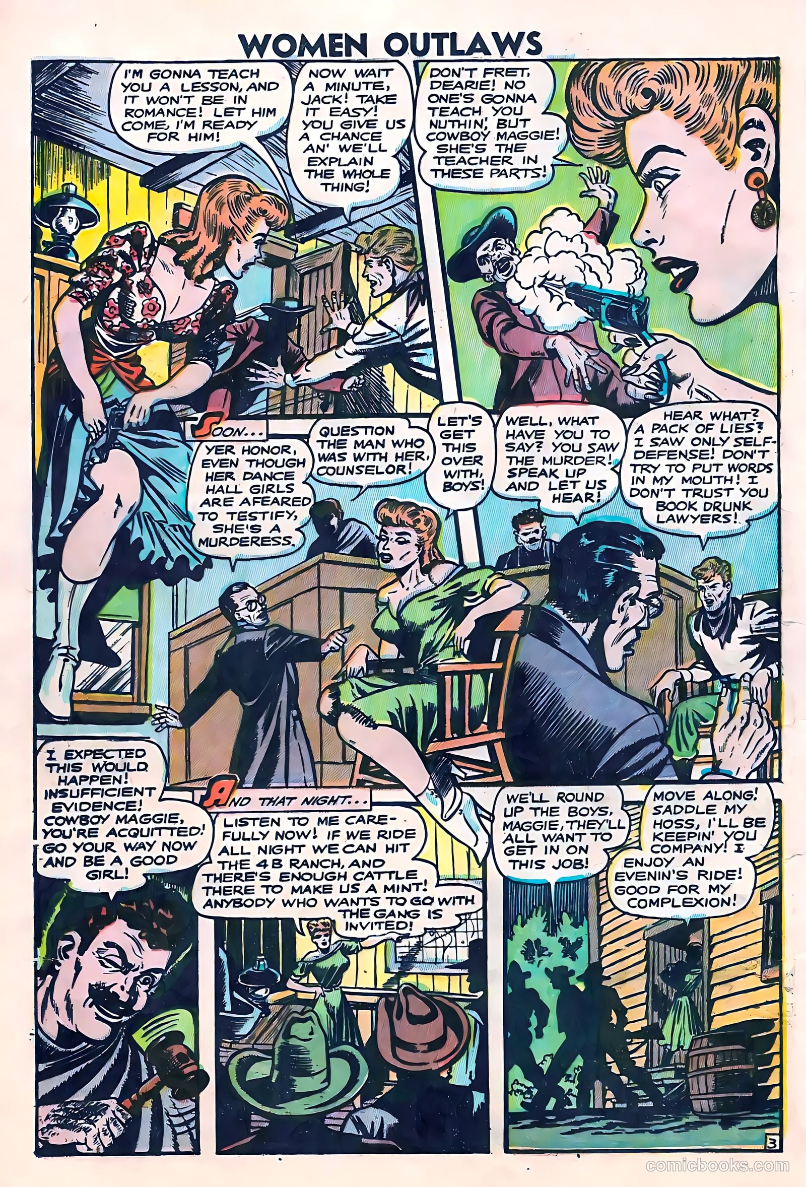 Women Outlaws #3 (1948) — page 4 of 36