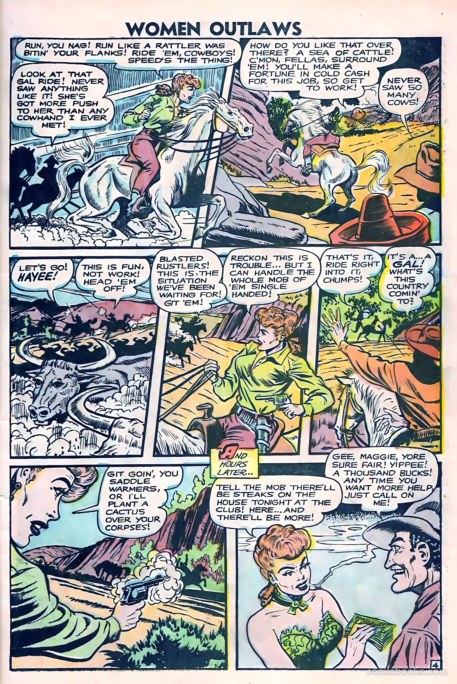 Women Outlaws #3 (1948) — page 5 of 36