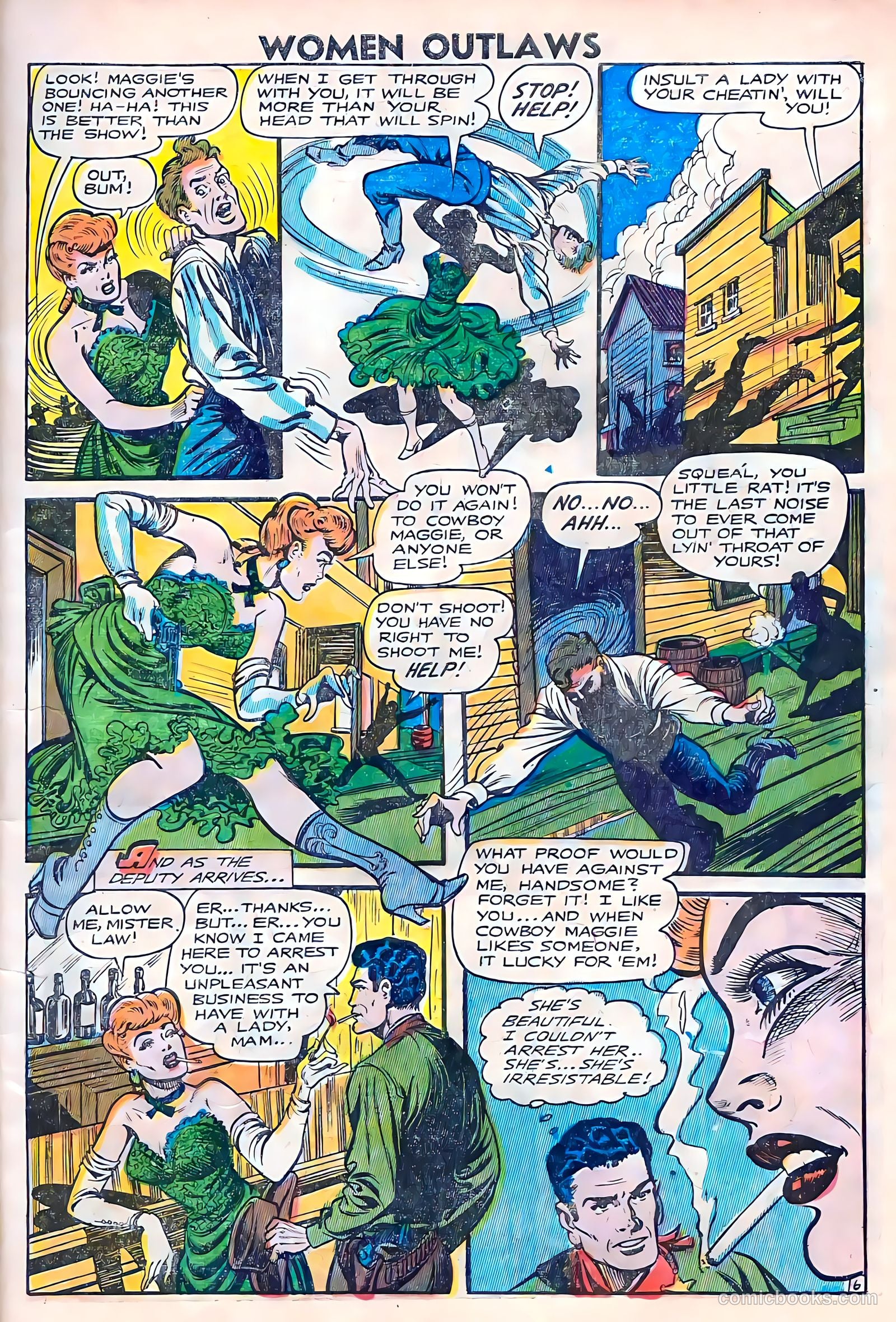 Women Outlaws #3 (1948) — page 7 of 36