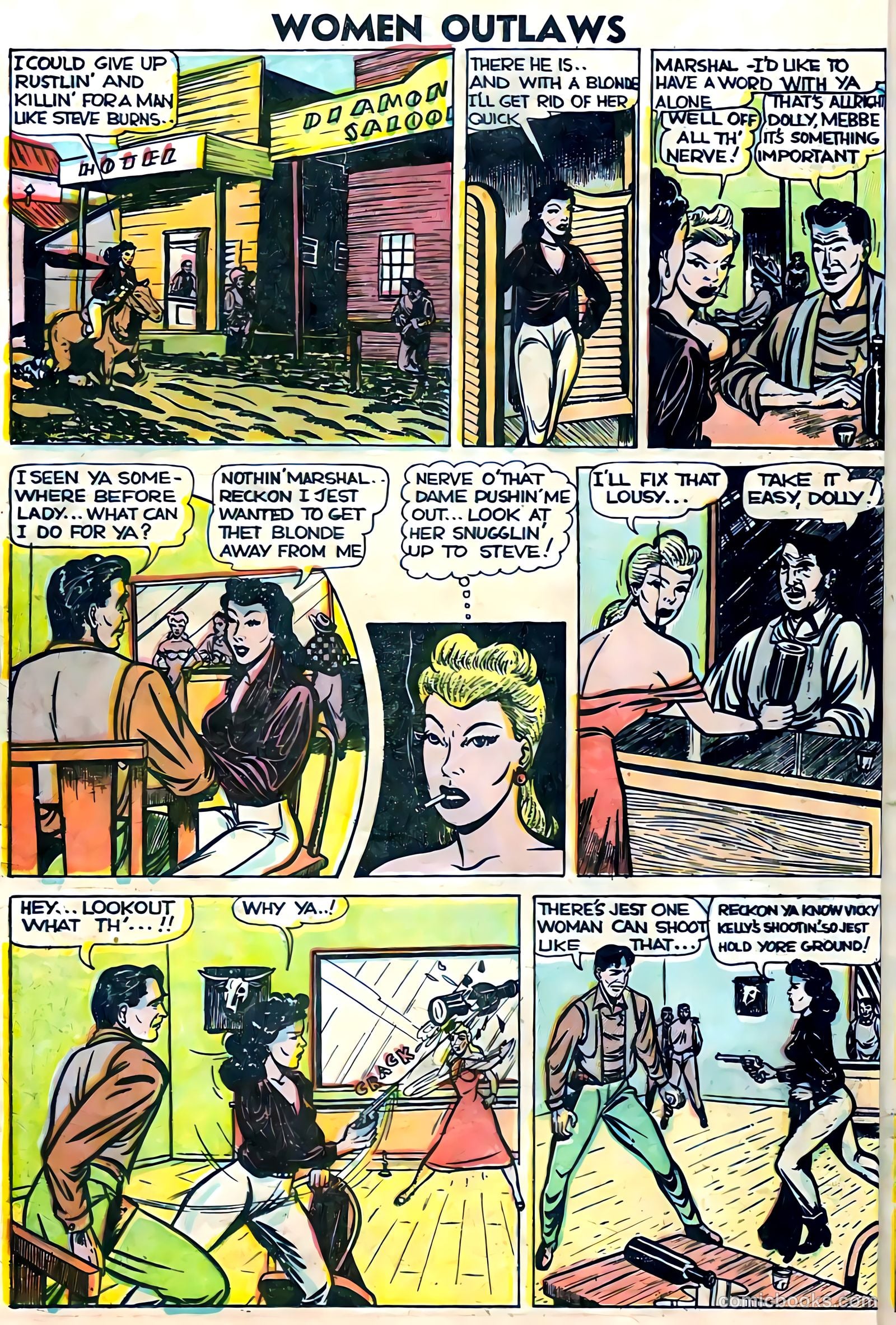 Women Outlaws #3 (1948) — page 16 of 36