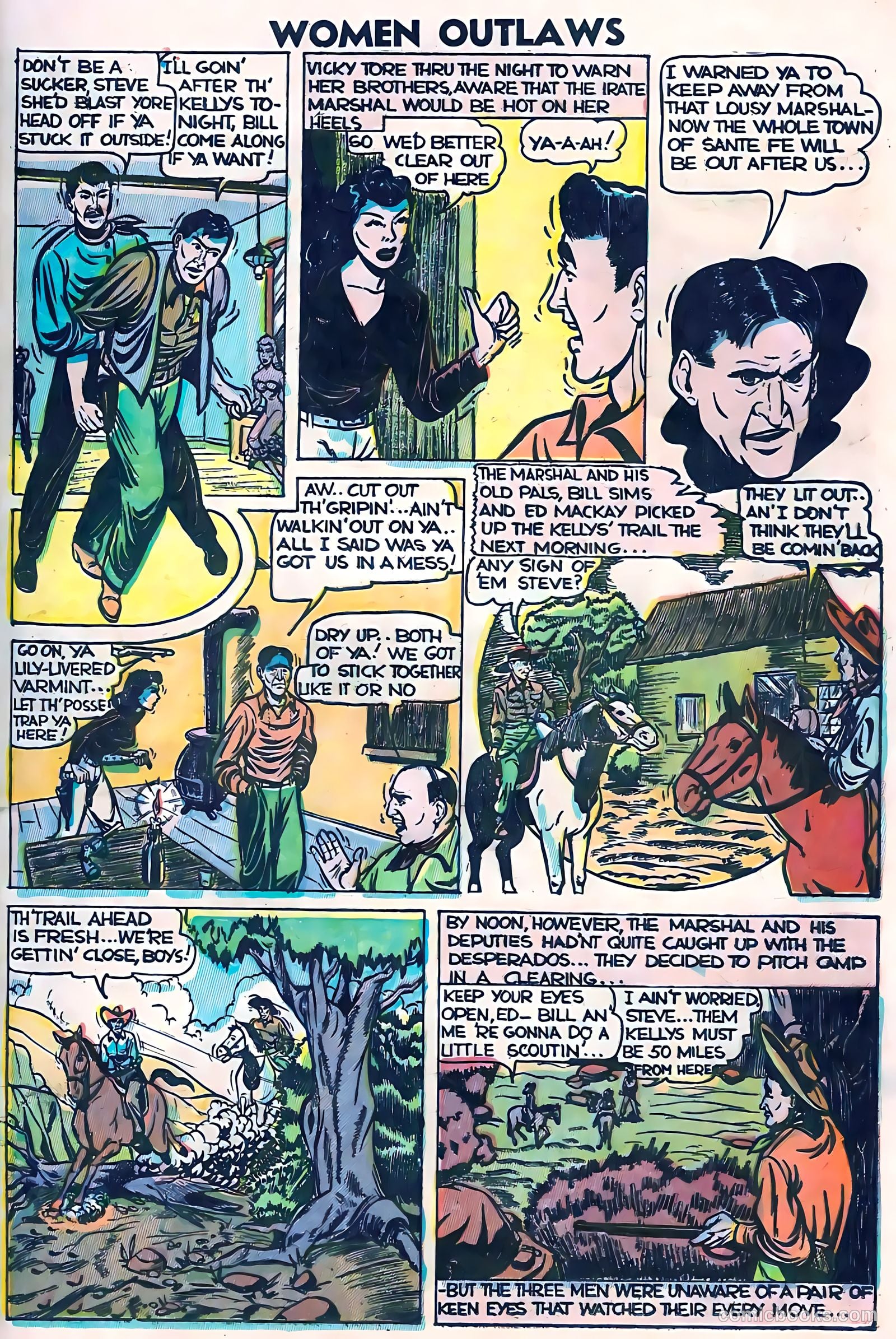 Women Outlaws #3 (1948) — page 17 of 36