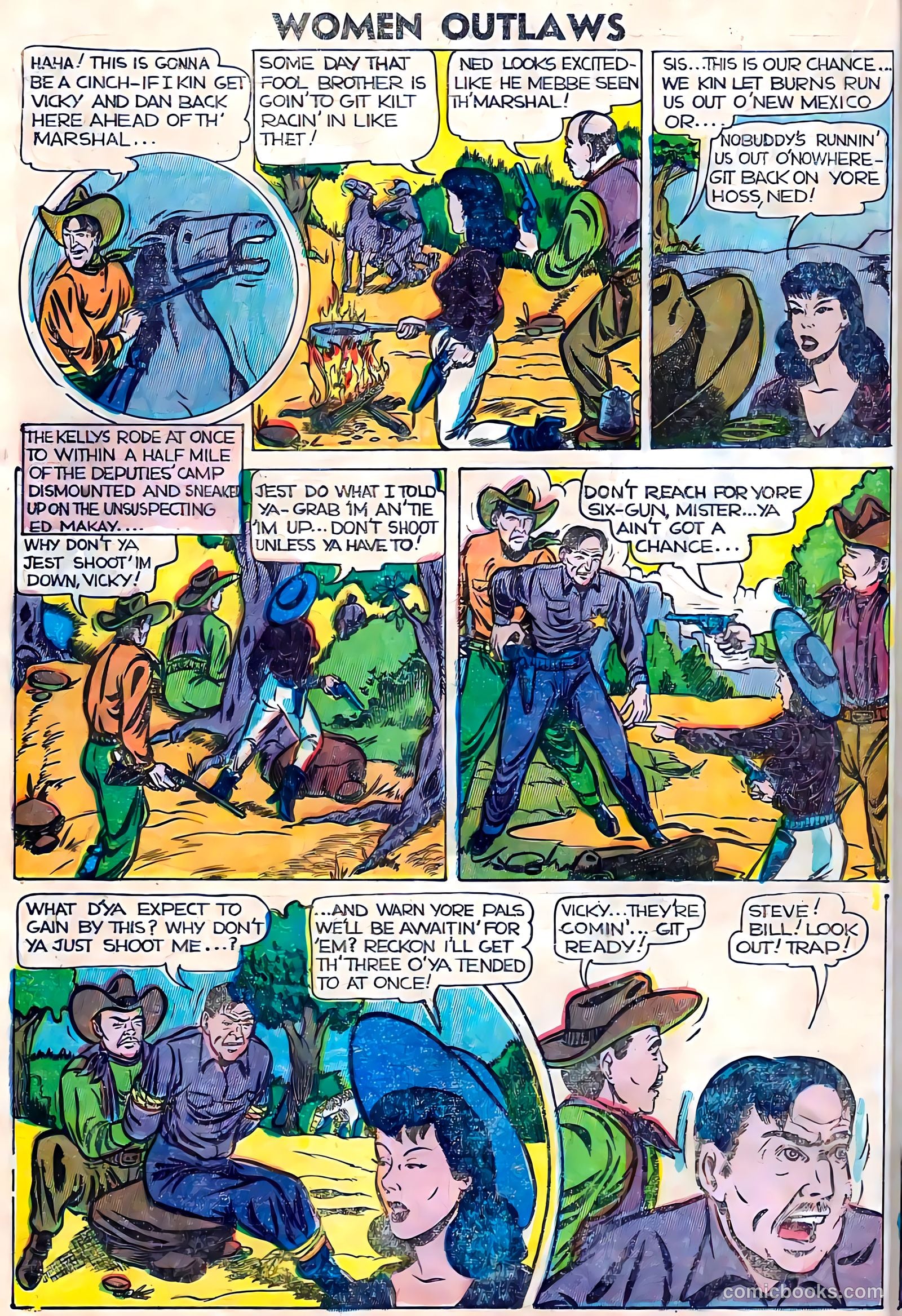 Women Outlaws #3 (1948) — page 18 of 36