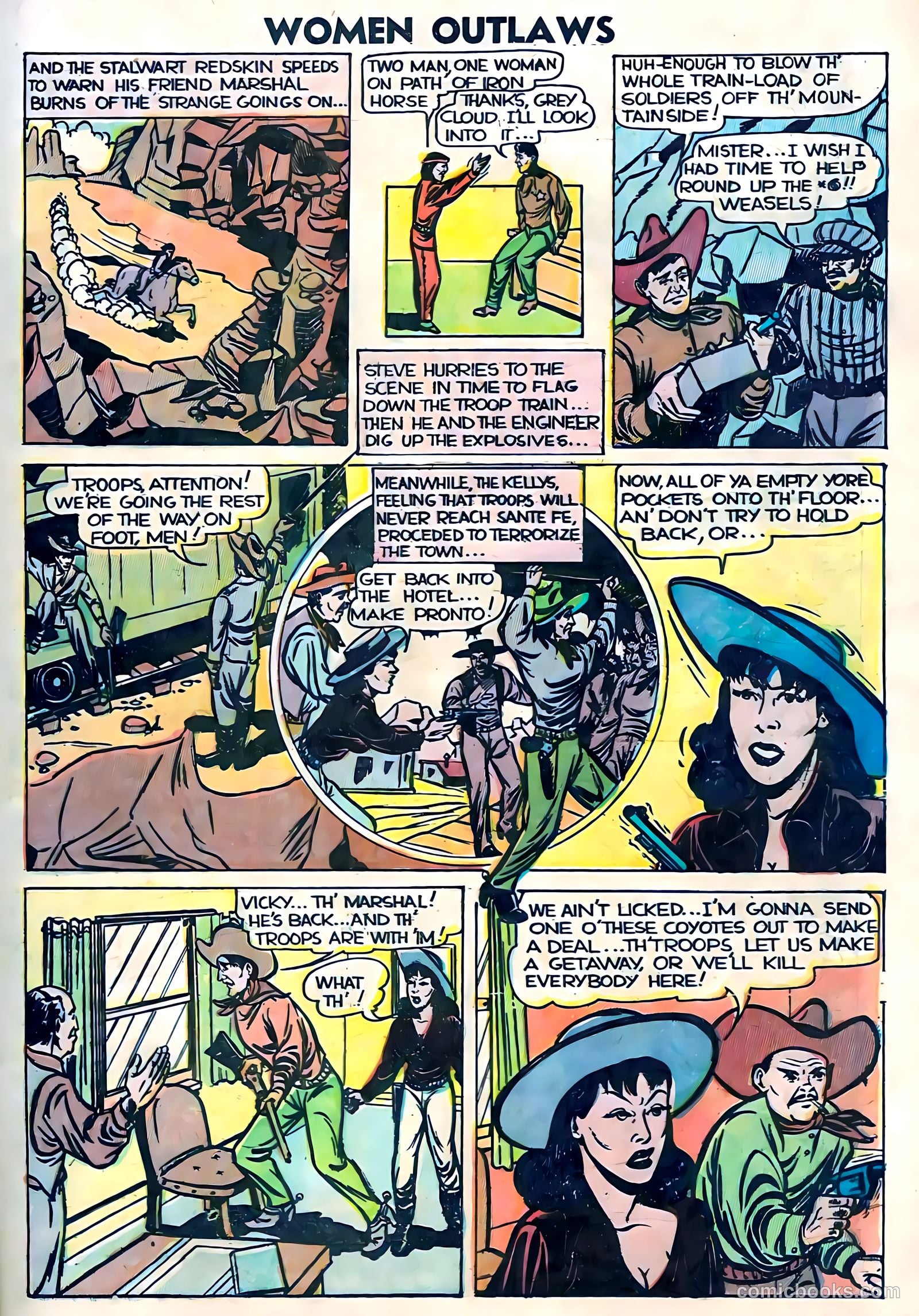 Women Outlaws #3 (1948) — page 21 of 36