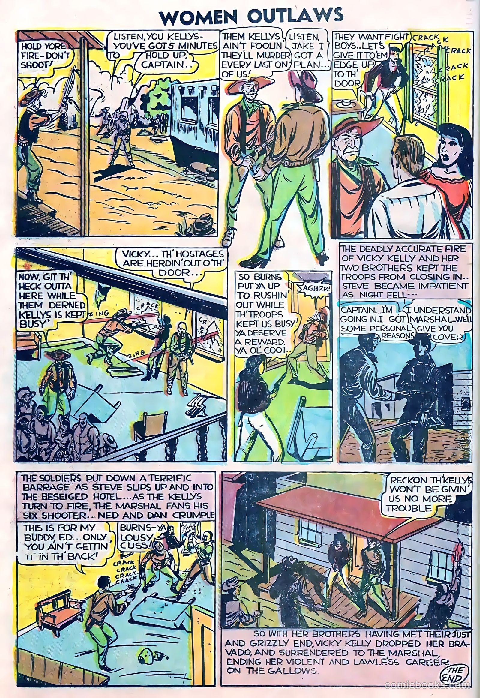 Women Outlaws #3 (1948) — page 22 of 36