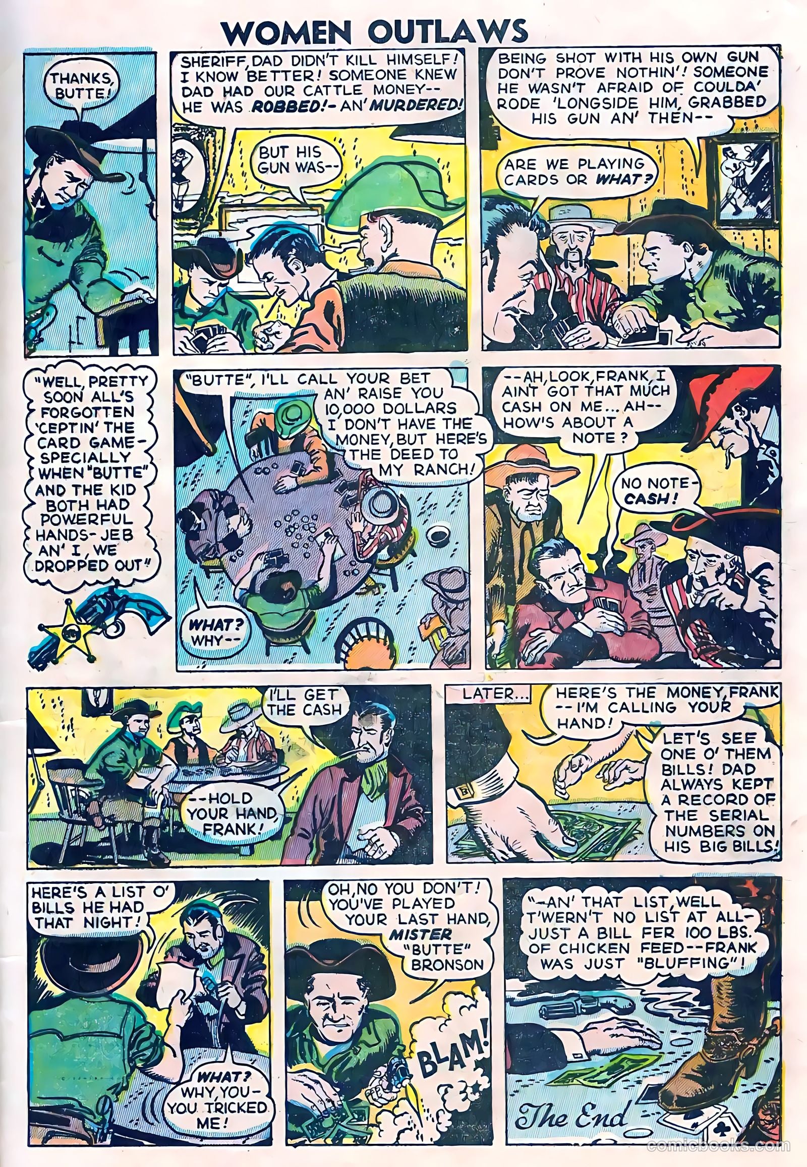 Women Outlaws #3 (1948) — page 33 of 36