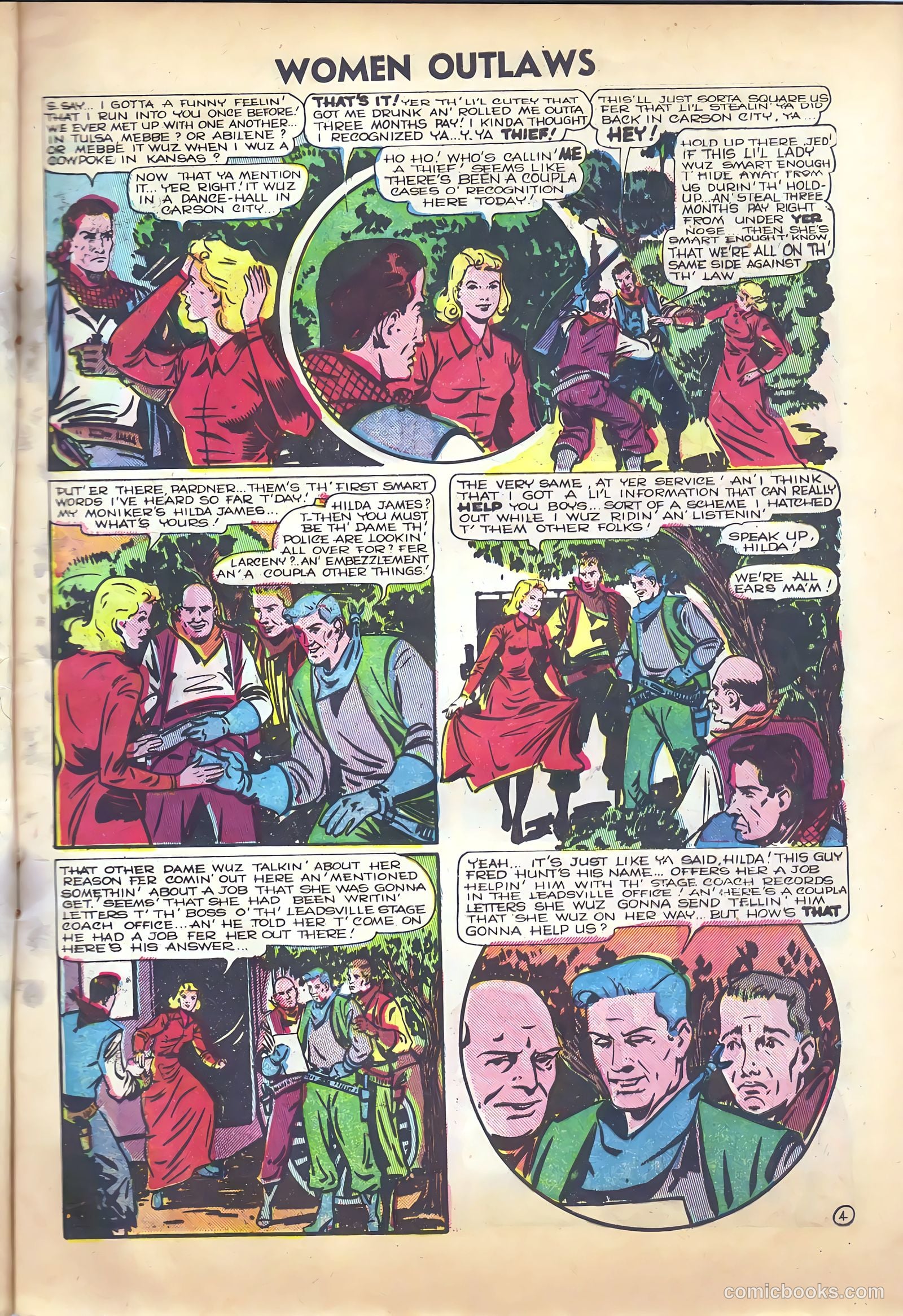Women Outlaws #4 (1949) — page 5 of 32