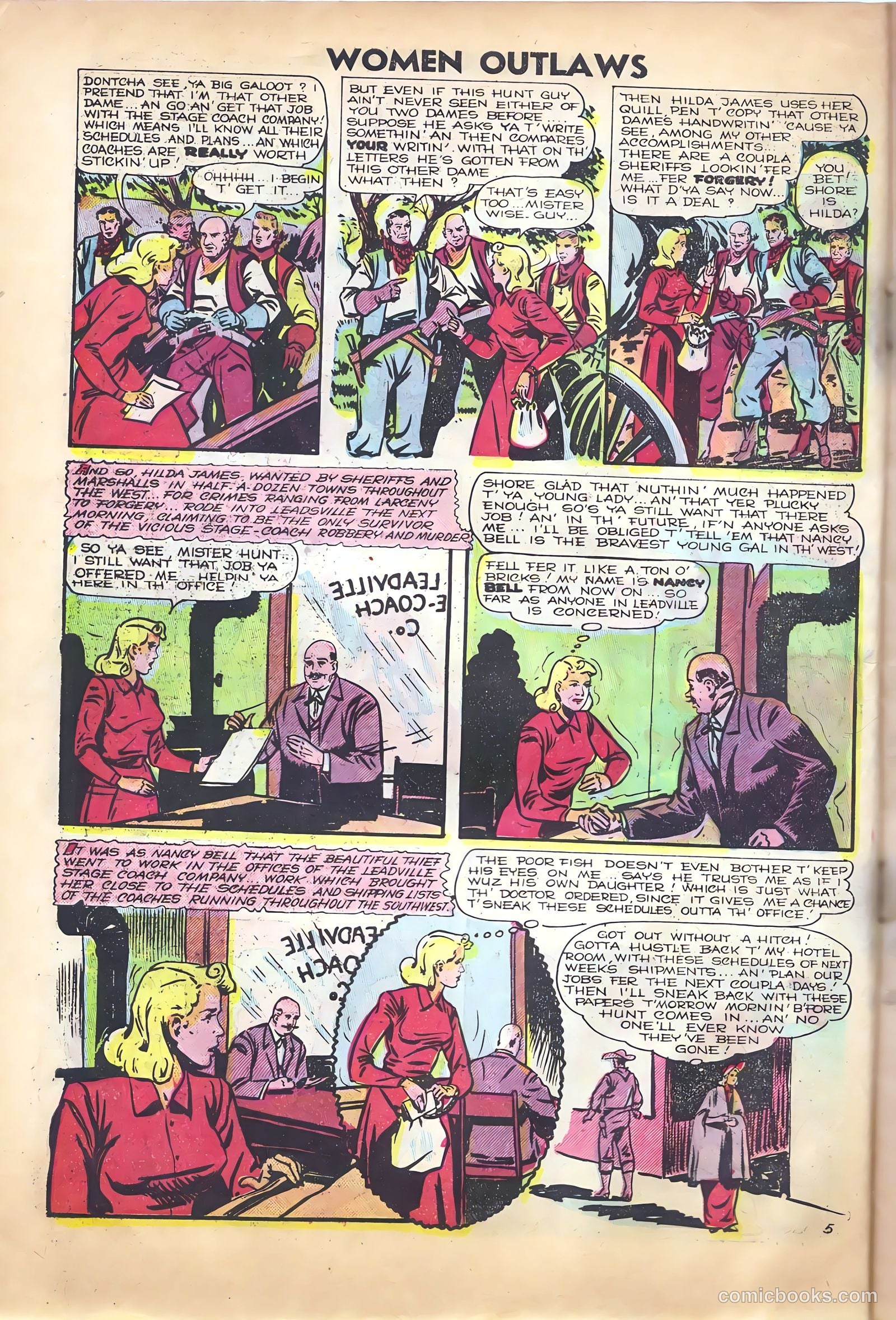 Women Outlaws #4 (1949) — page 6 of 32