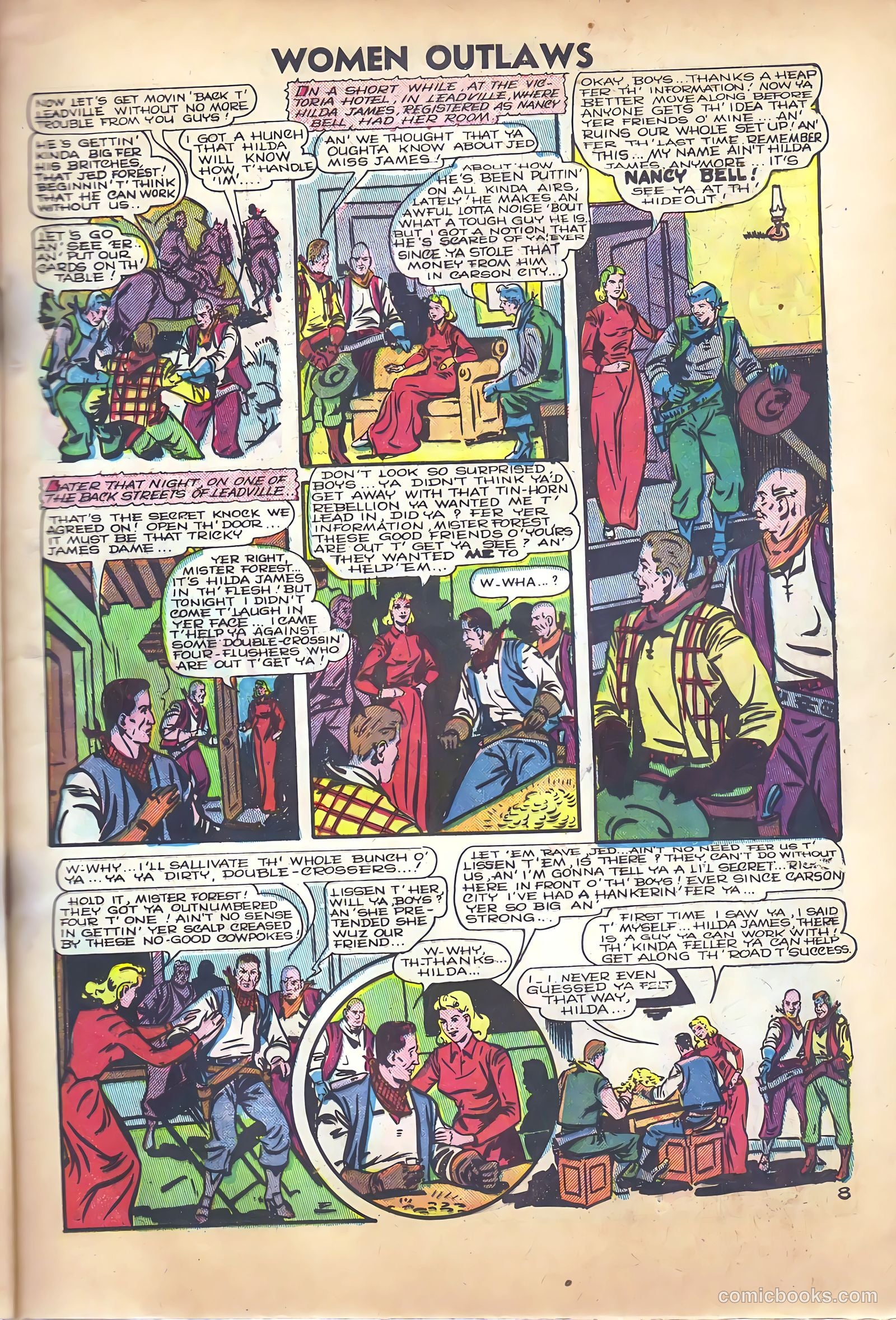 Women Outlaws #4 (1949) — page 9 of 32