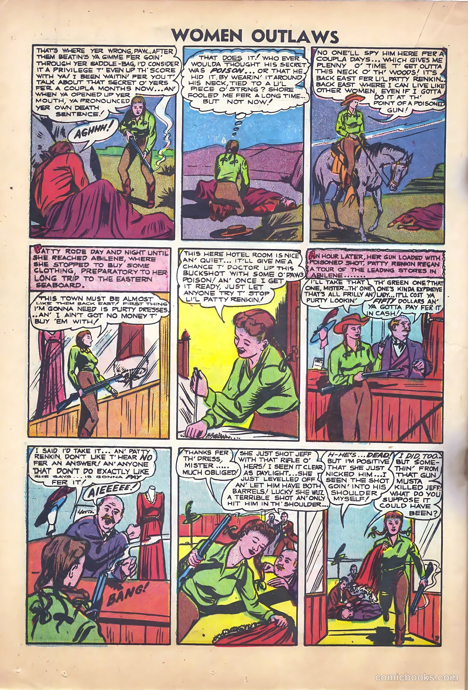 Women Outlaws #4 (1949) — page 20 of 32