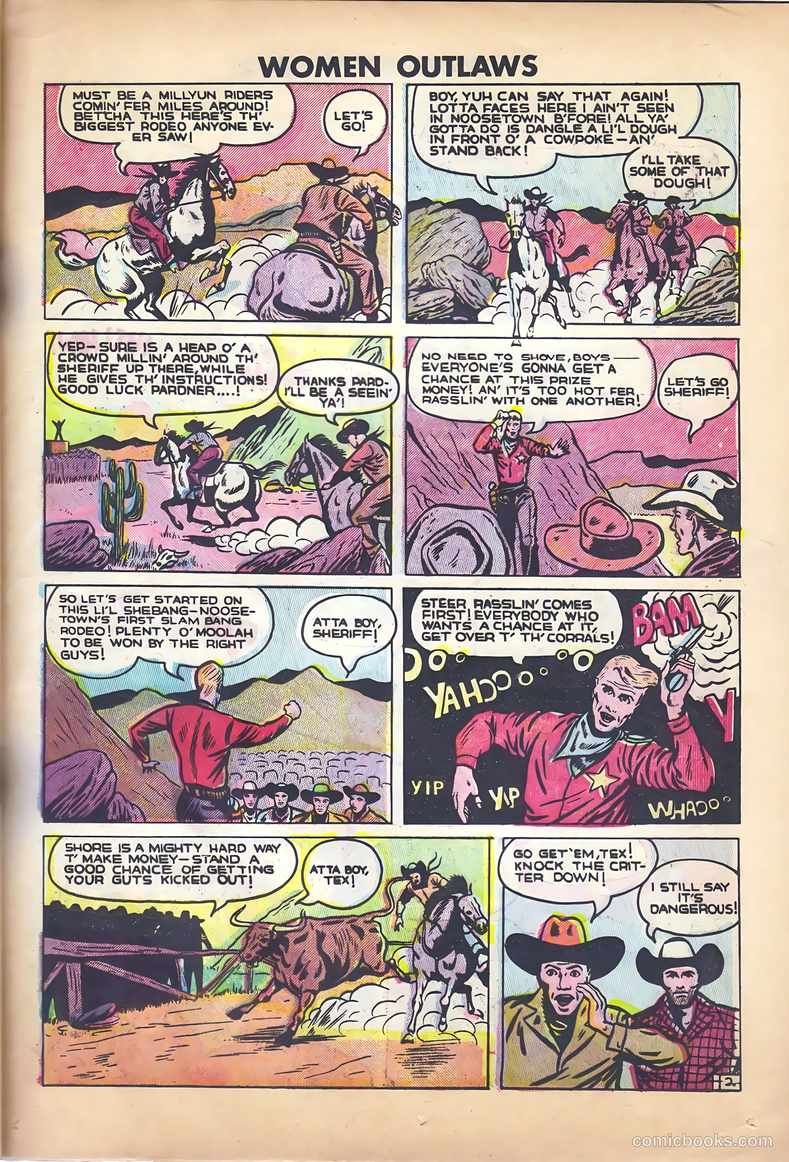 Women Outlaws #4 (1949) — page 23 of 32