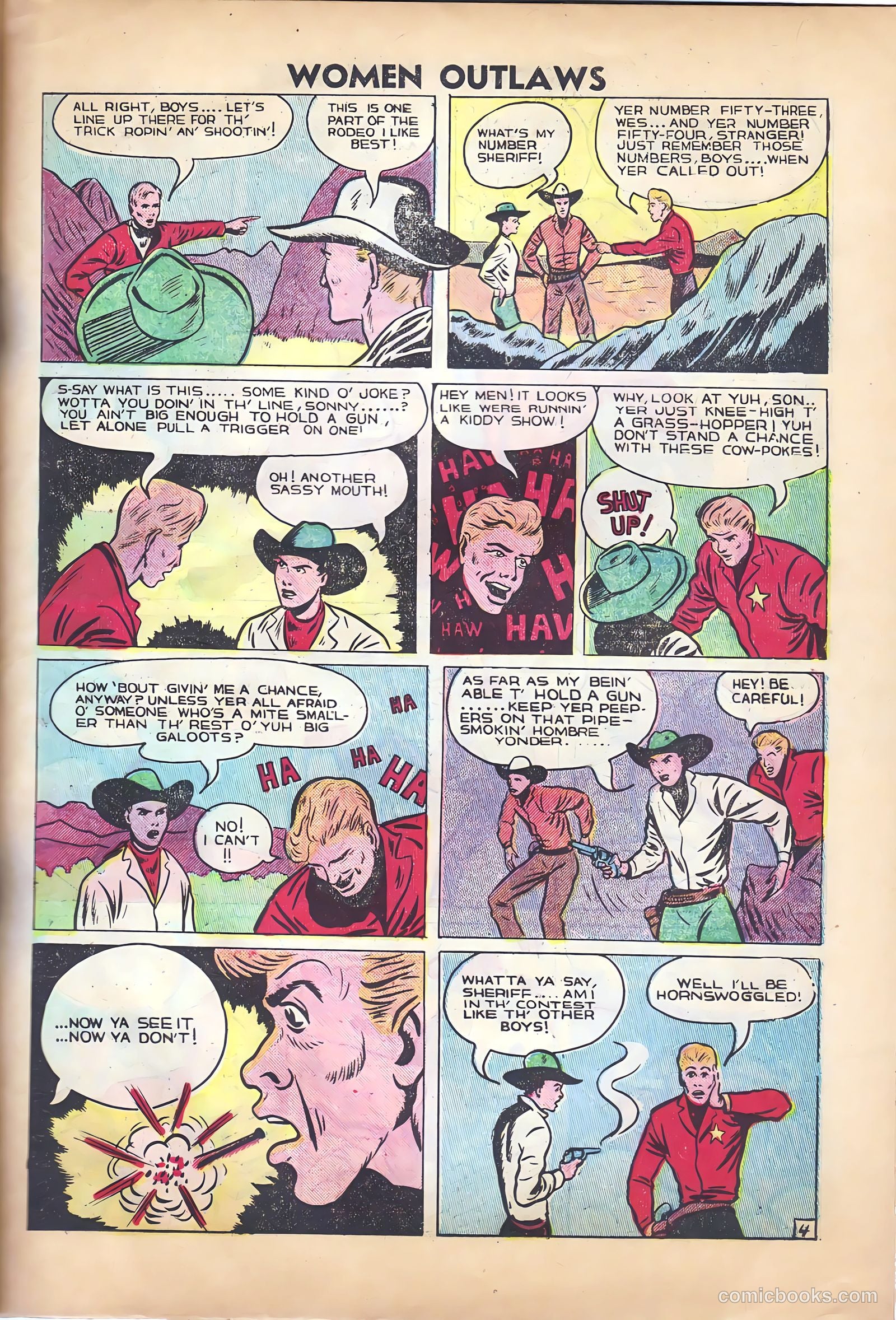 Women Outlaws #4 (1949) — page 25 of 32