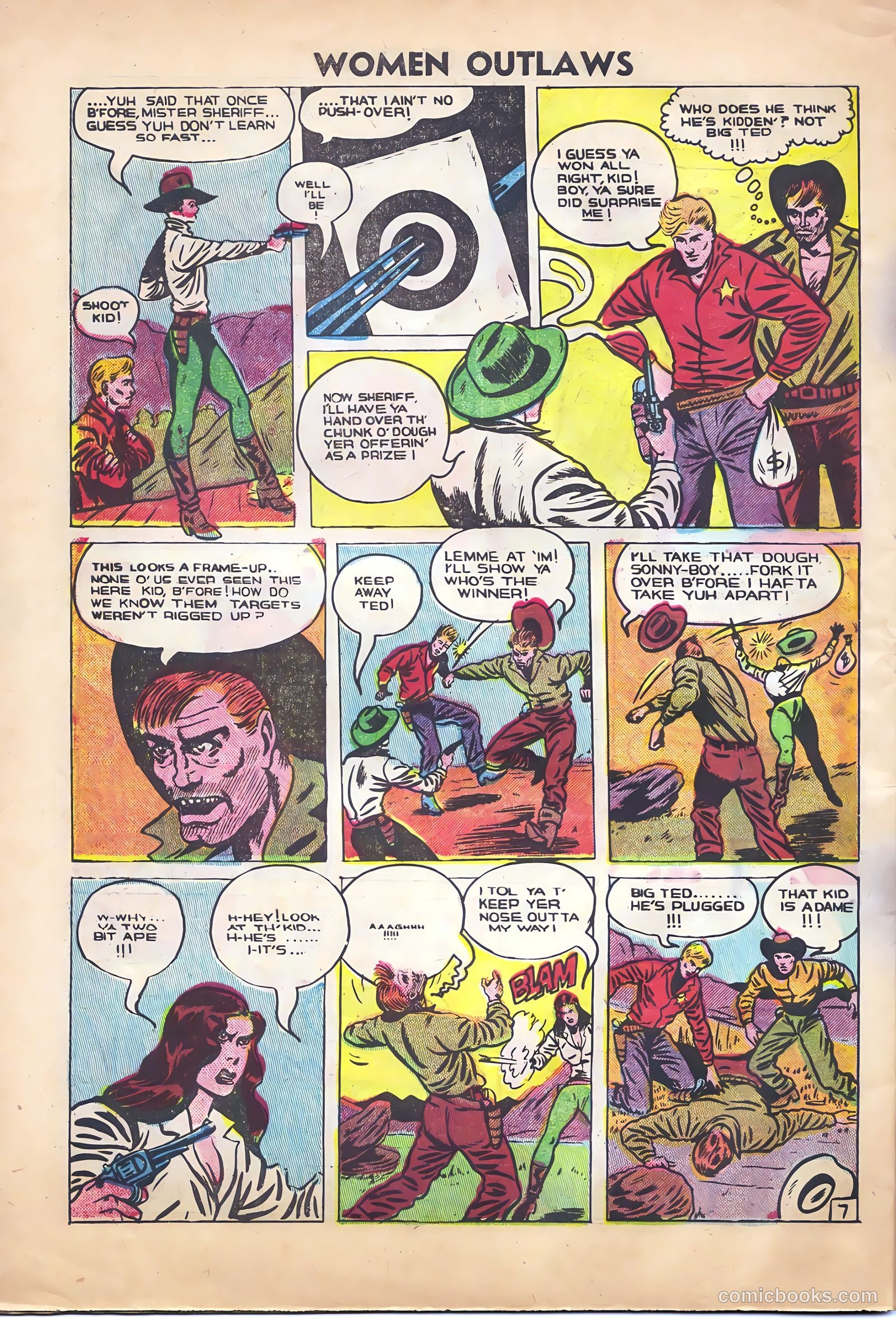 Women Outlaws #4 (1949) — page 28 of 32