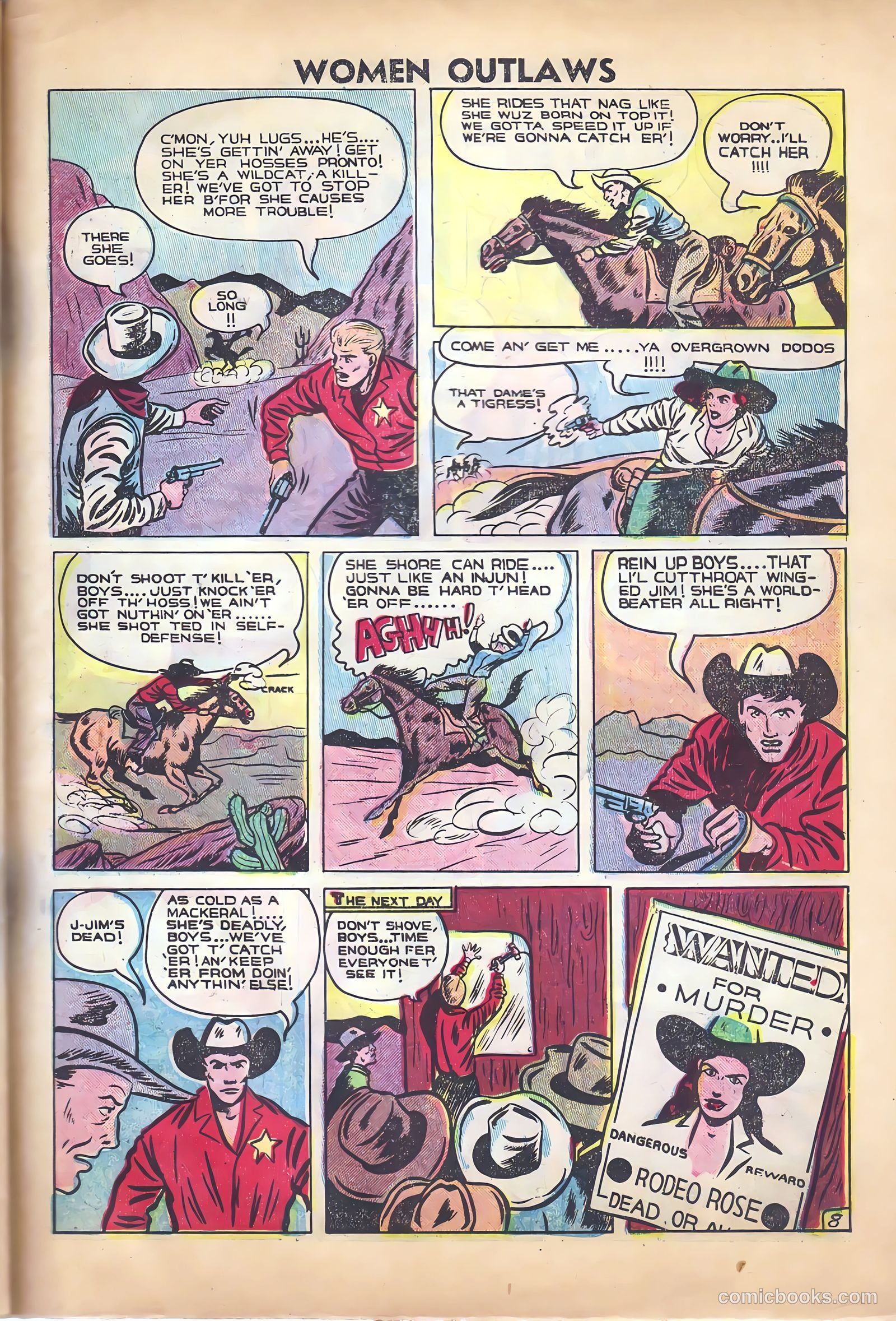 Women Outlaws #4 (1949) — page 29 of 32