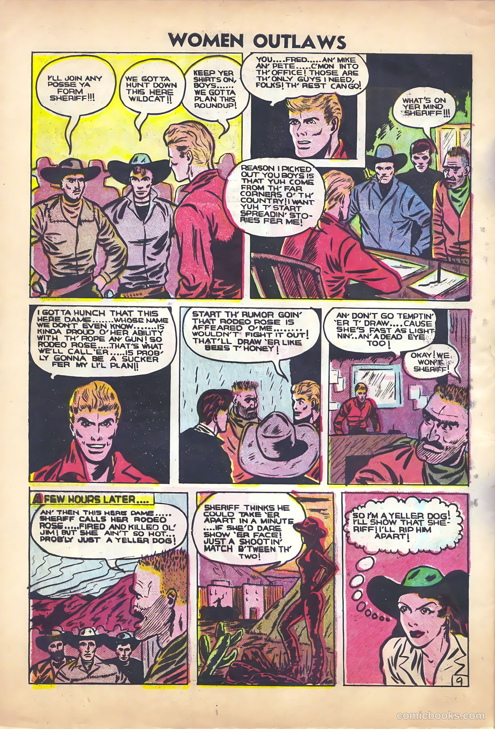 Women Outlaws #4 (1949) — page 30 of 32