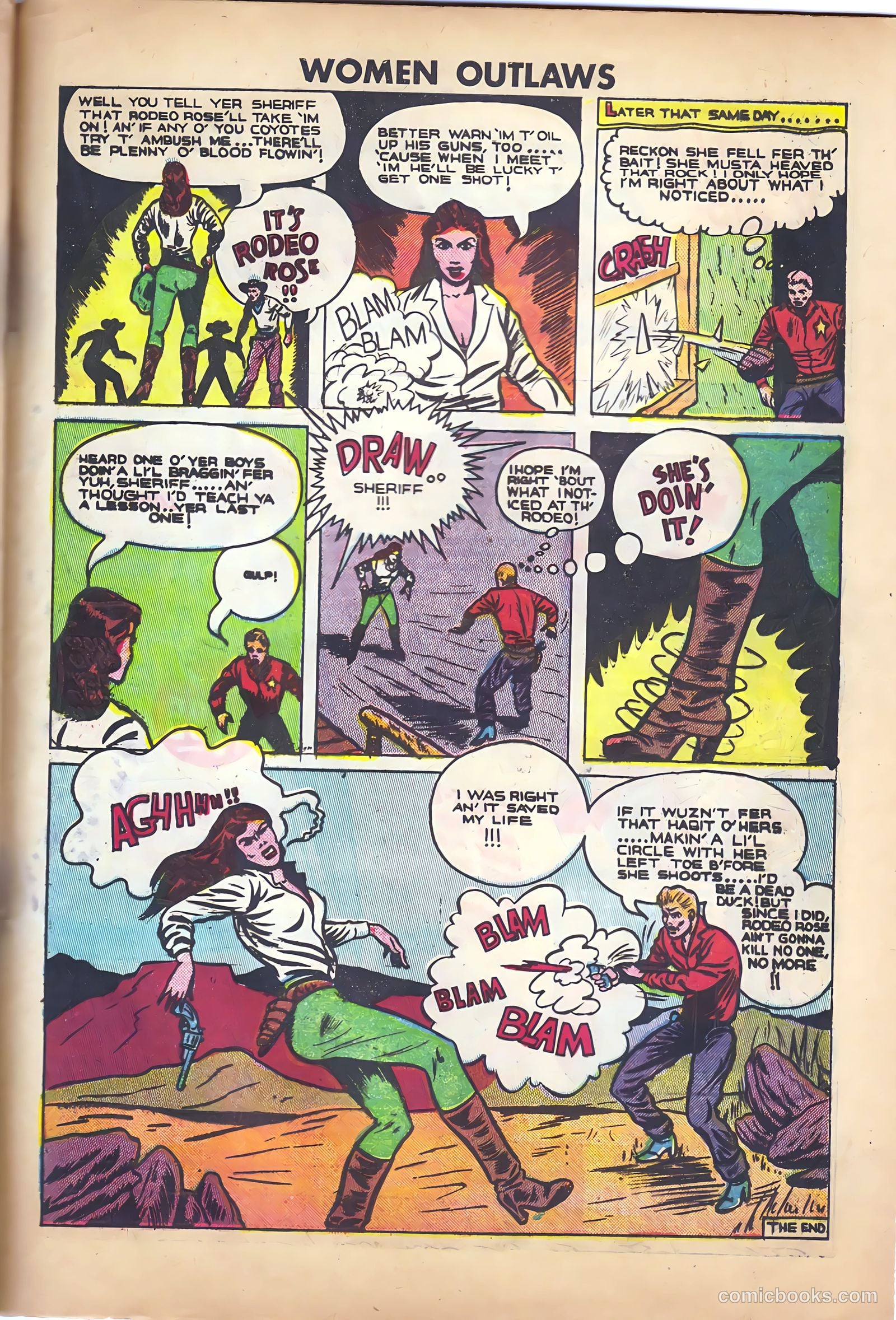 Women Outlaws #4 (1949) — page 31 of 32
