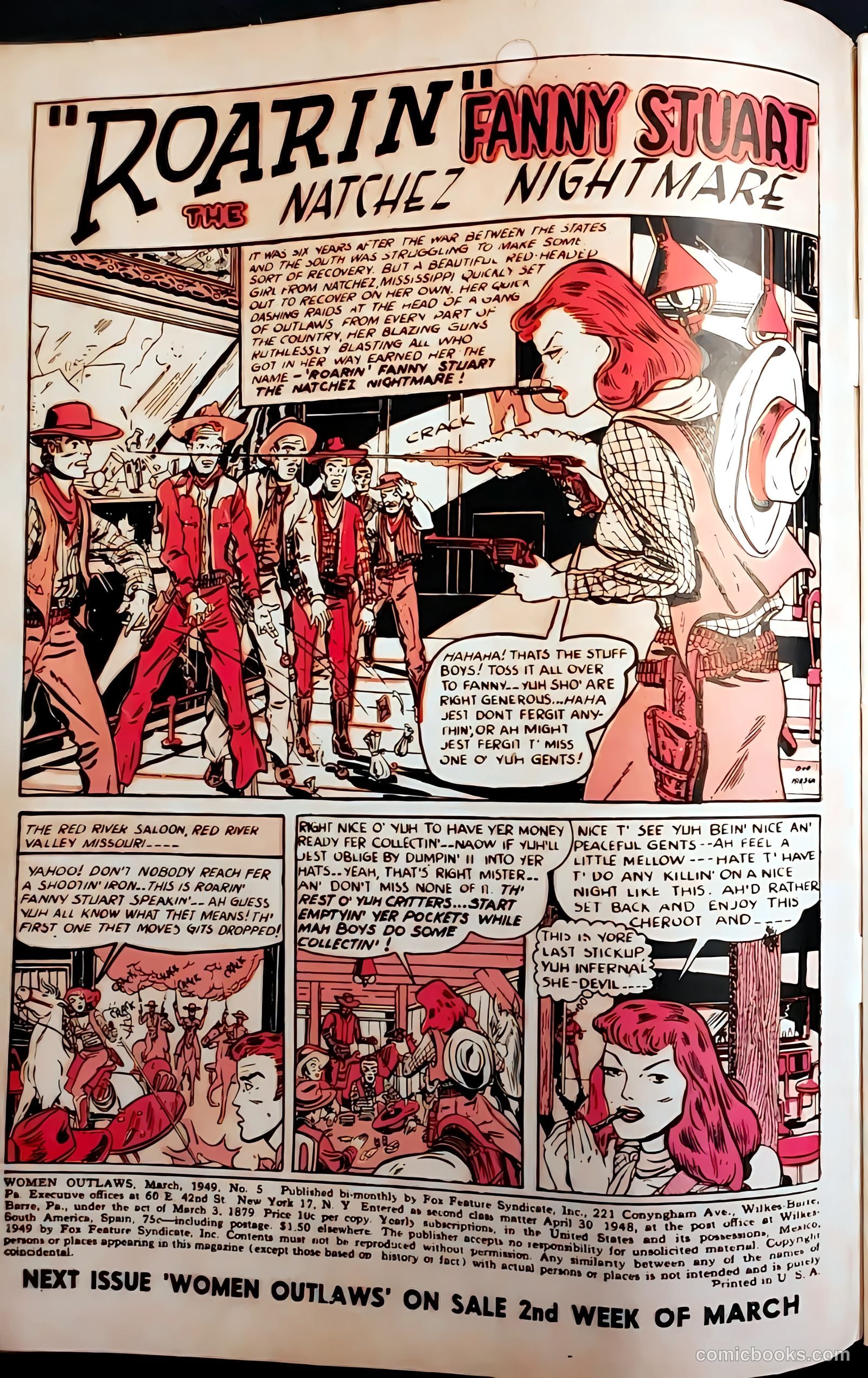Women Outlaws #5 (1949) — page 2 of 36