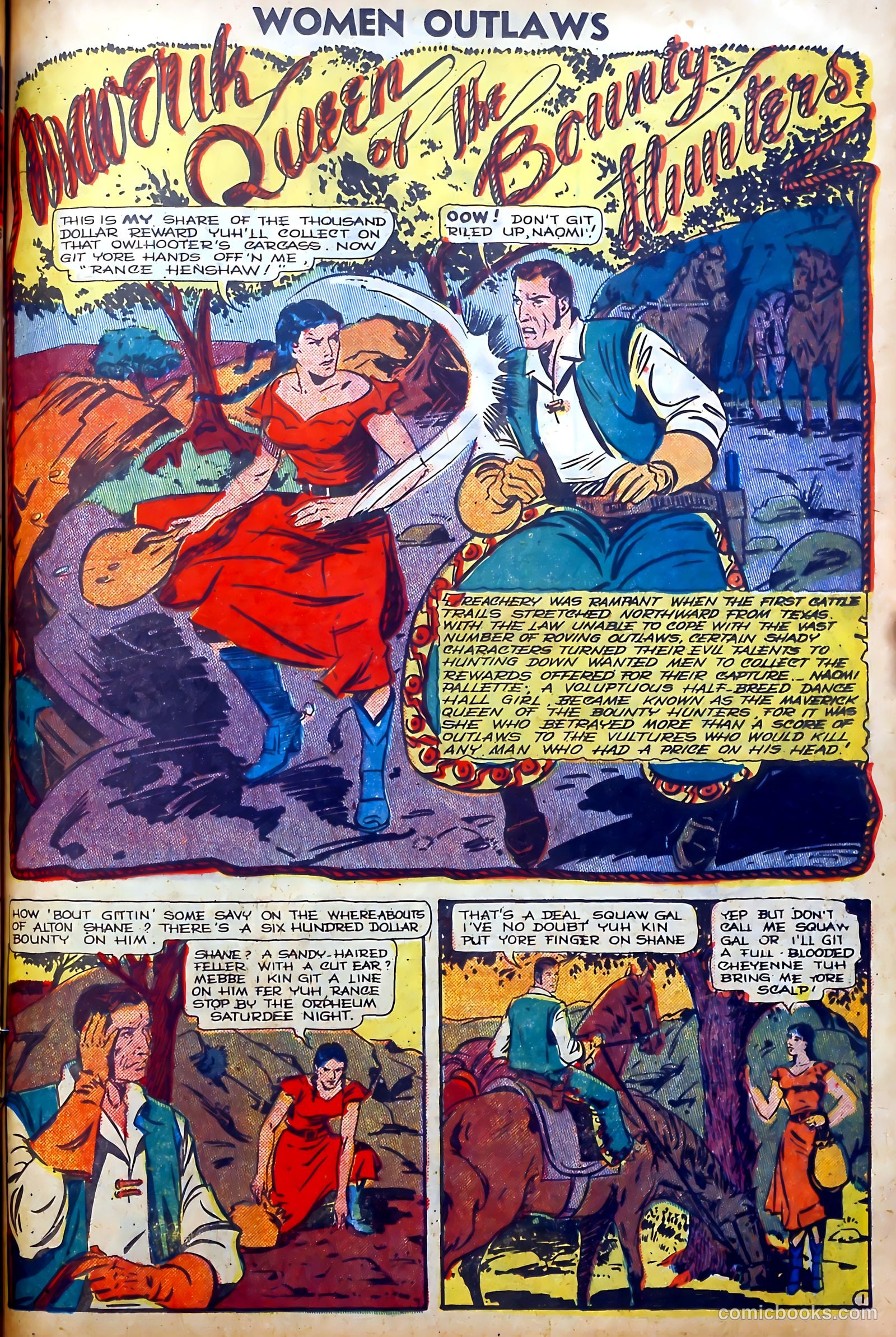 Women Outlaws #5 (1949) — page 13 of 36