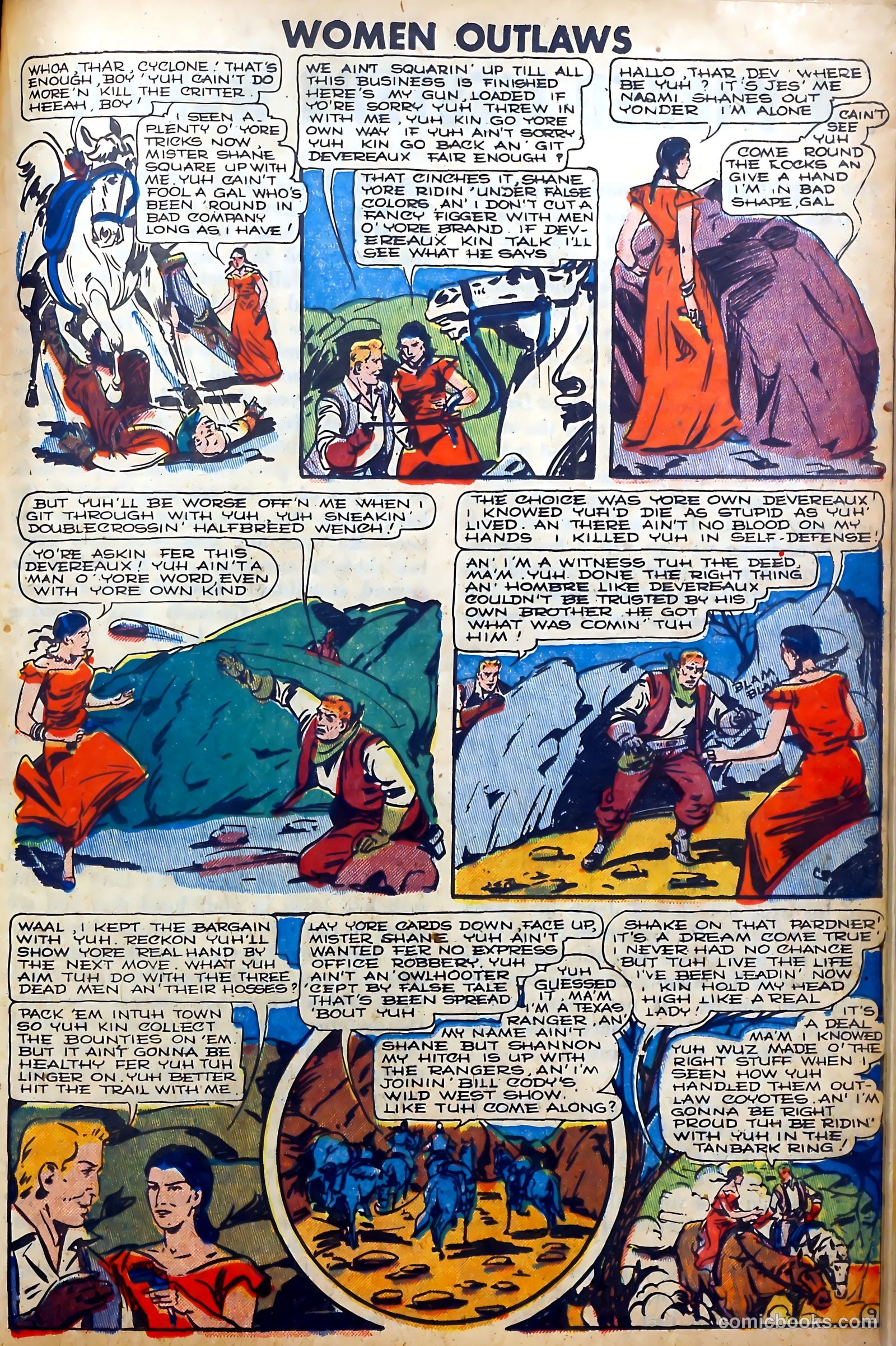 Women Outlaws #5 (1949) — page 21 of 36