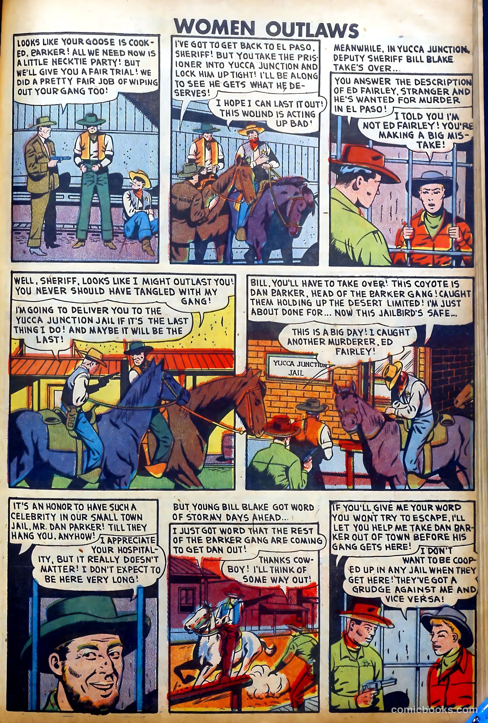 Women Outlaws #5 (1949) — page 27 of 36