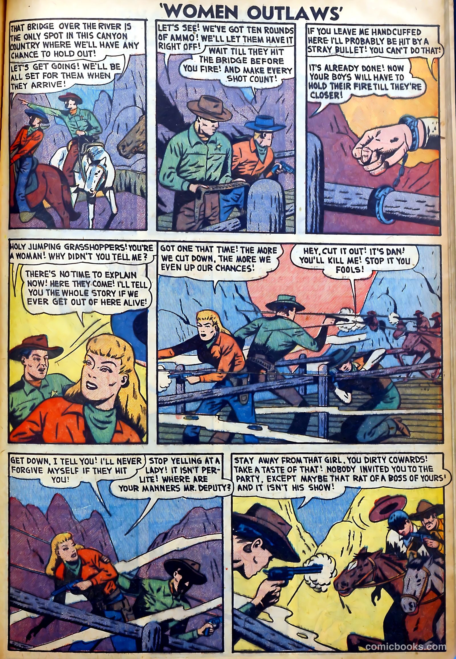 Women Outlaws #5 (1949) — page 31 of 36