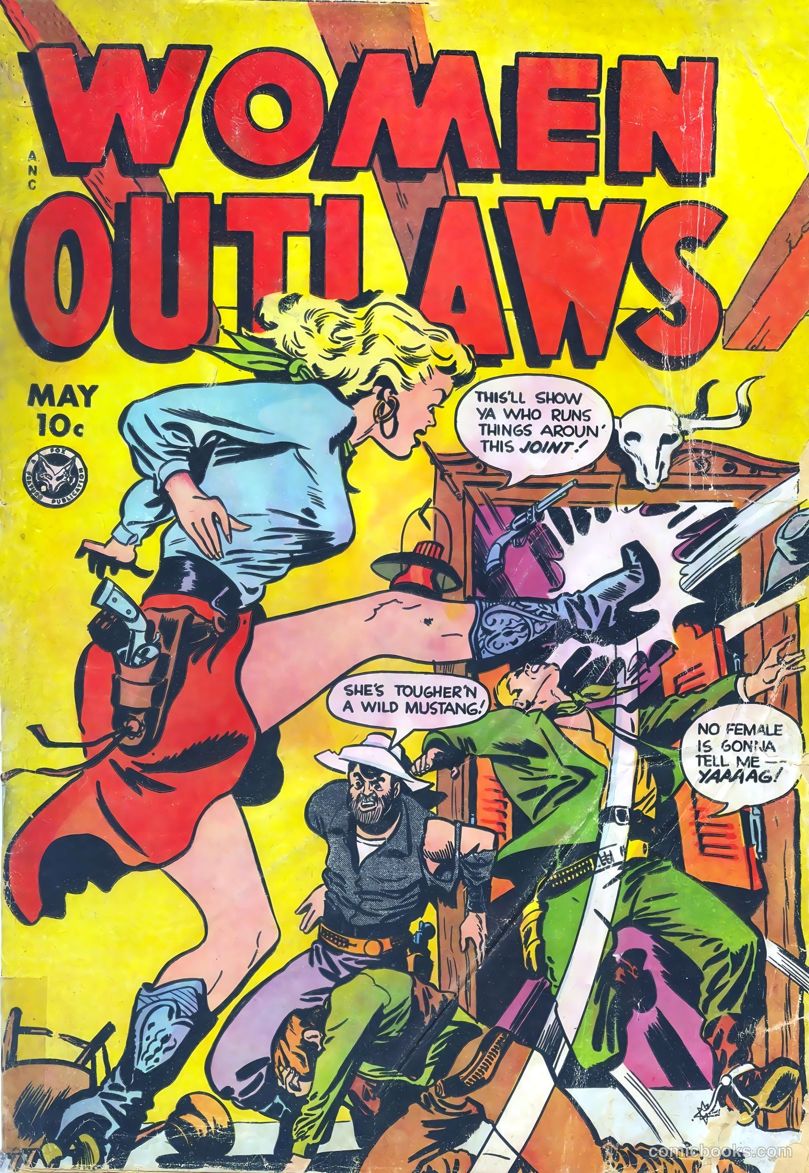 Women Outlaws #6 cover