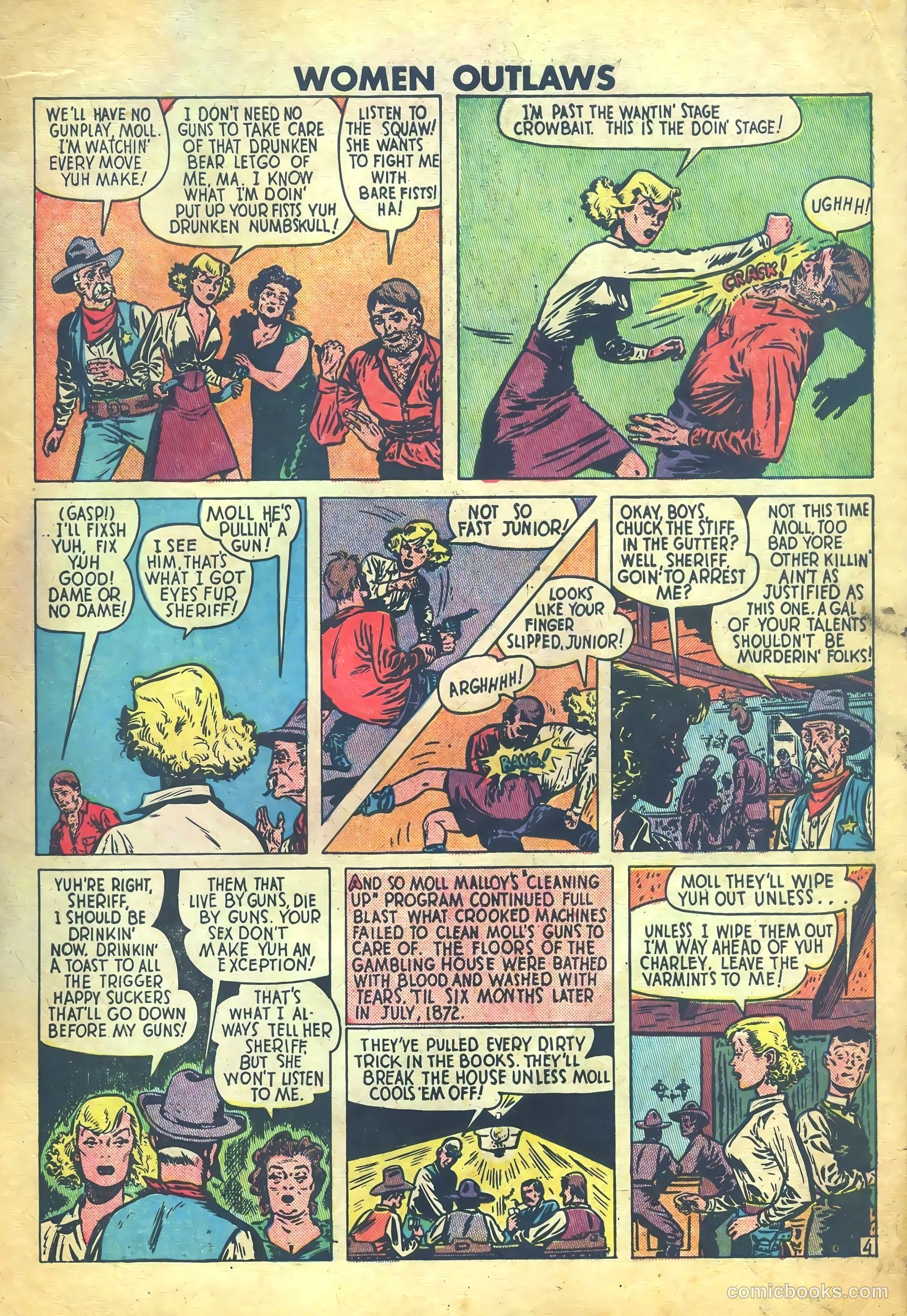 Women Outlaws #6 (1949) — page 5 of 36