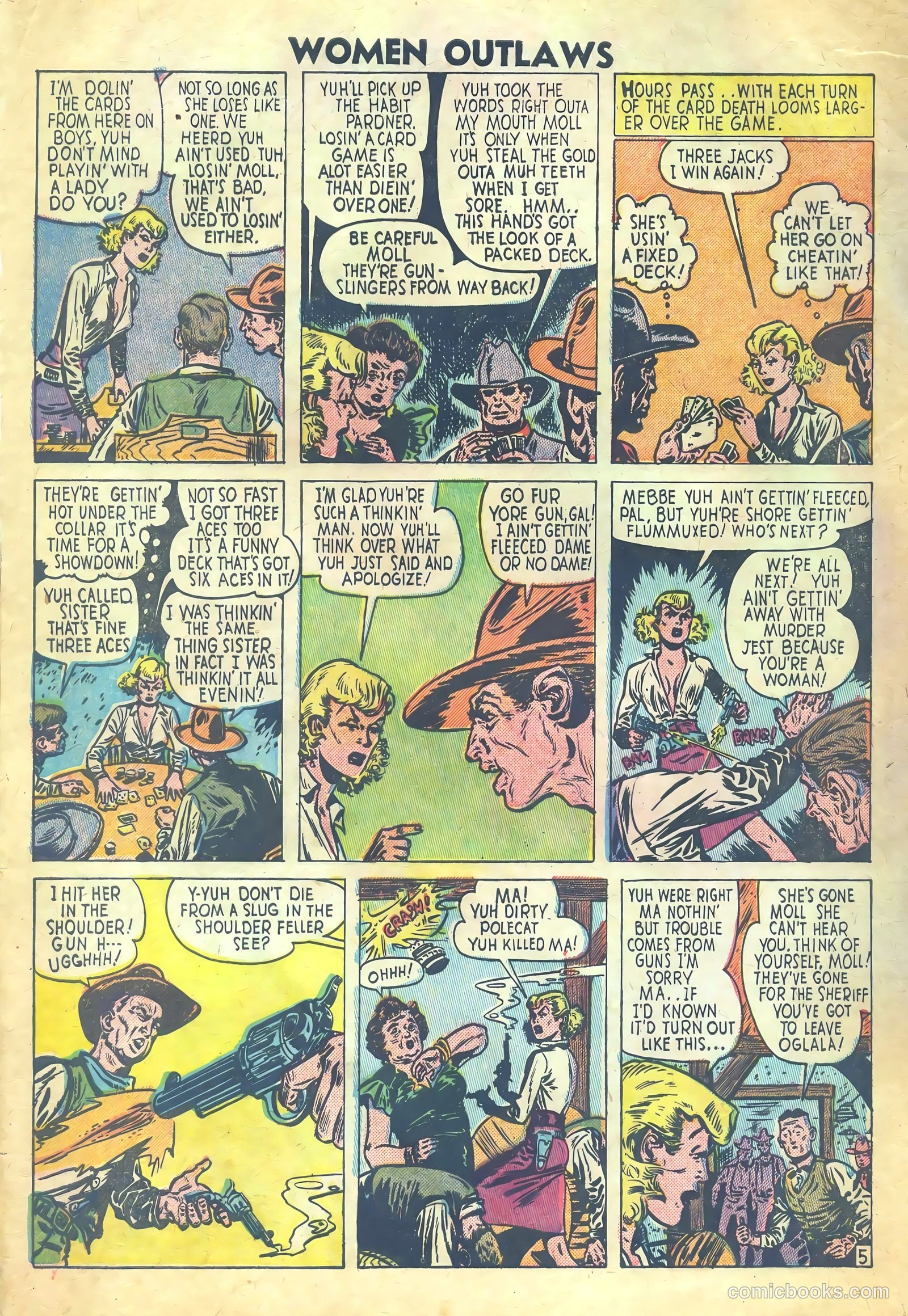 Women Outlaws #6 (1949) — page 6 of 36