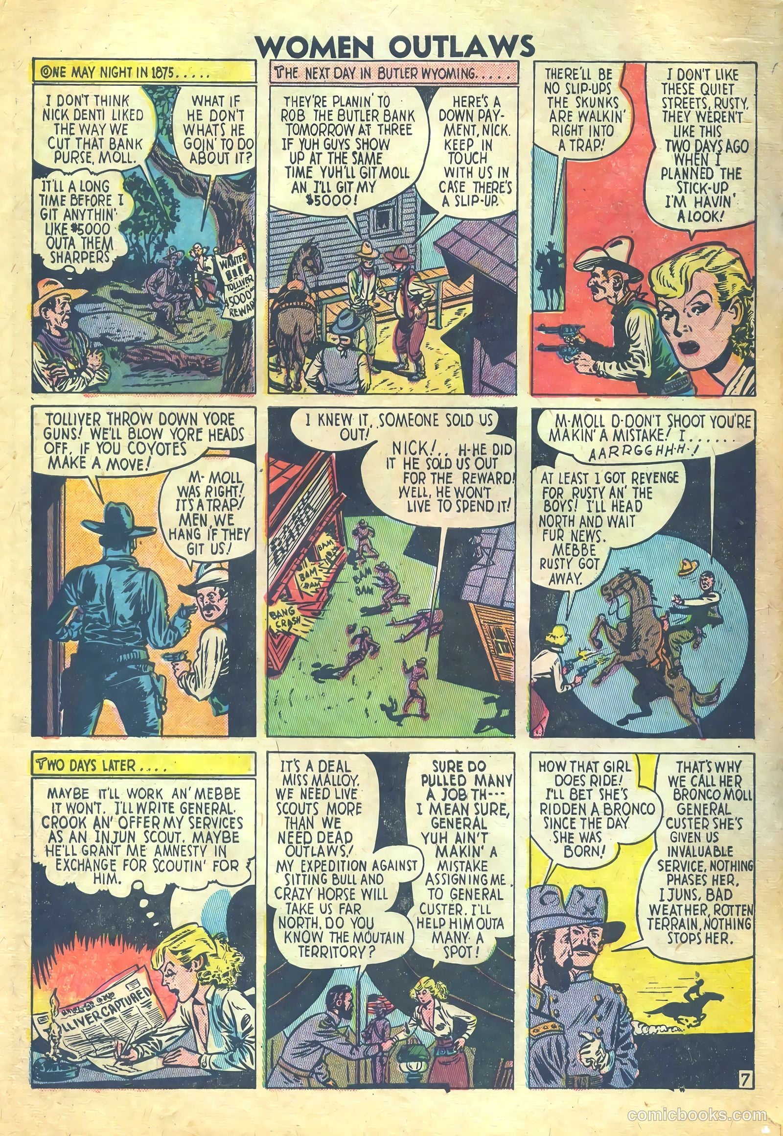 Women Outlaws #6 (1949) — page 8 of 36