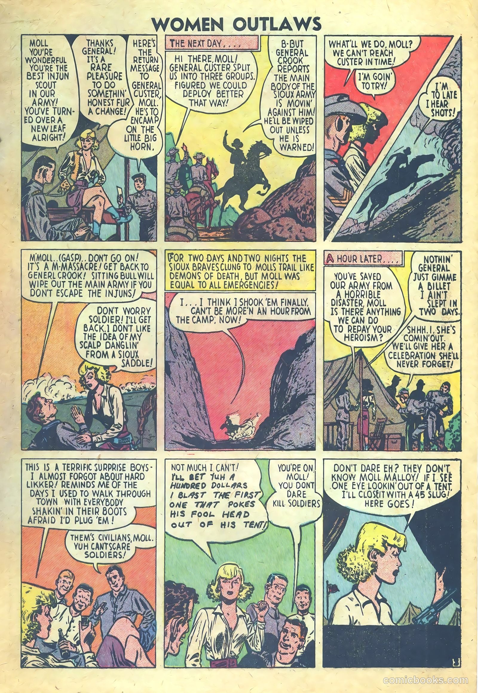 Women Outlaws #6 (1949) — page 9 of 36