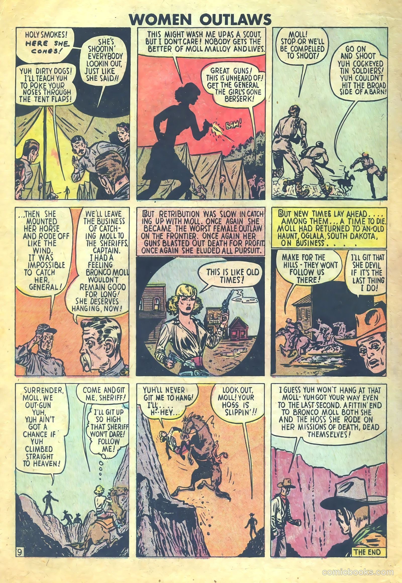 Women Outlaws #6 (1949) — page 10 of 36