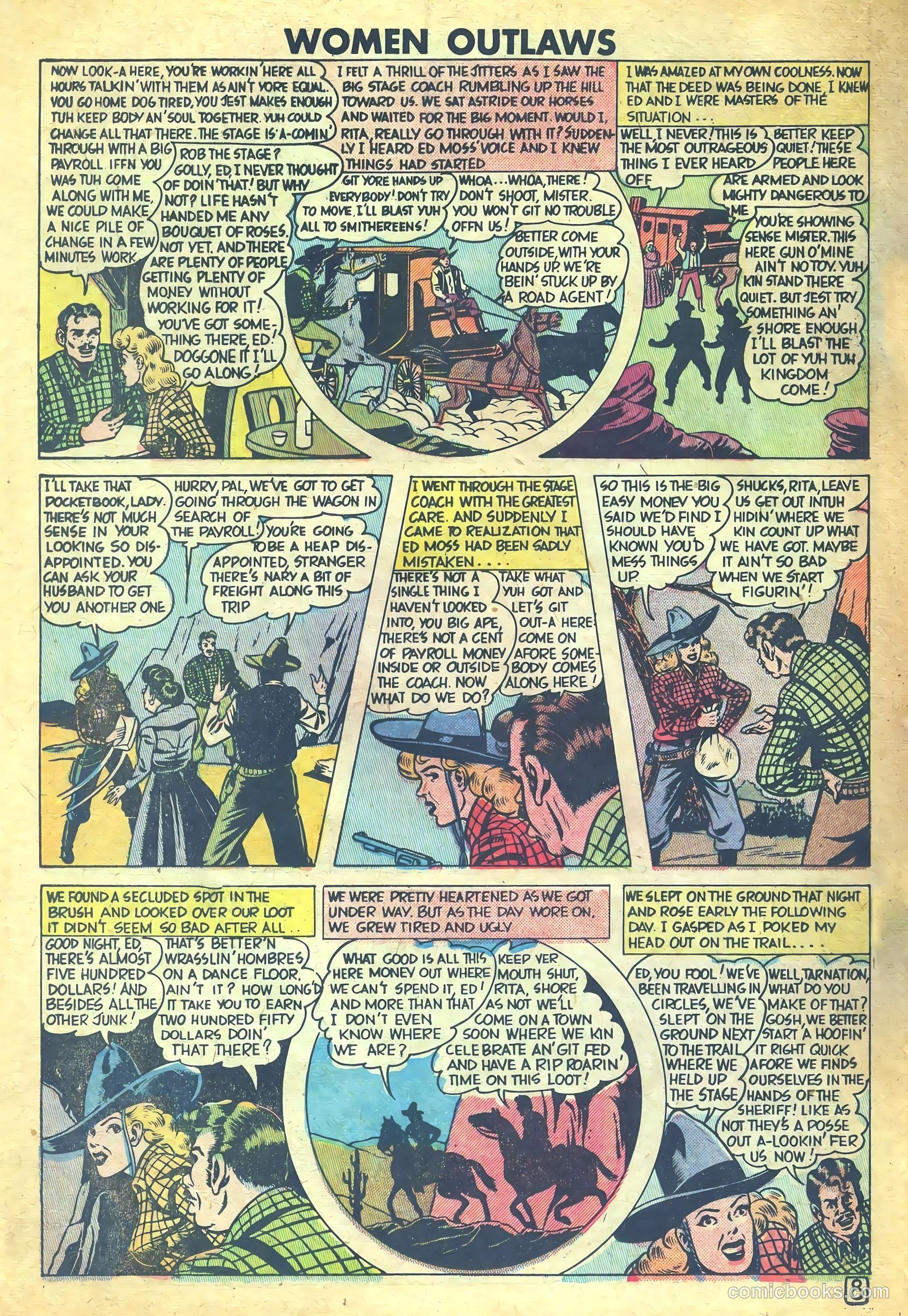 Women Outlaws #6 (1949) — page 18 of 36