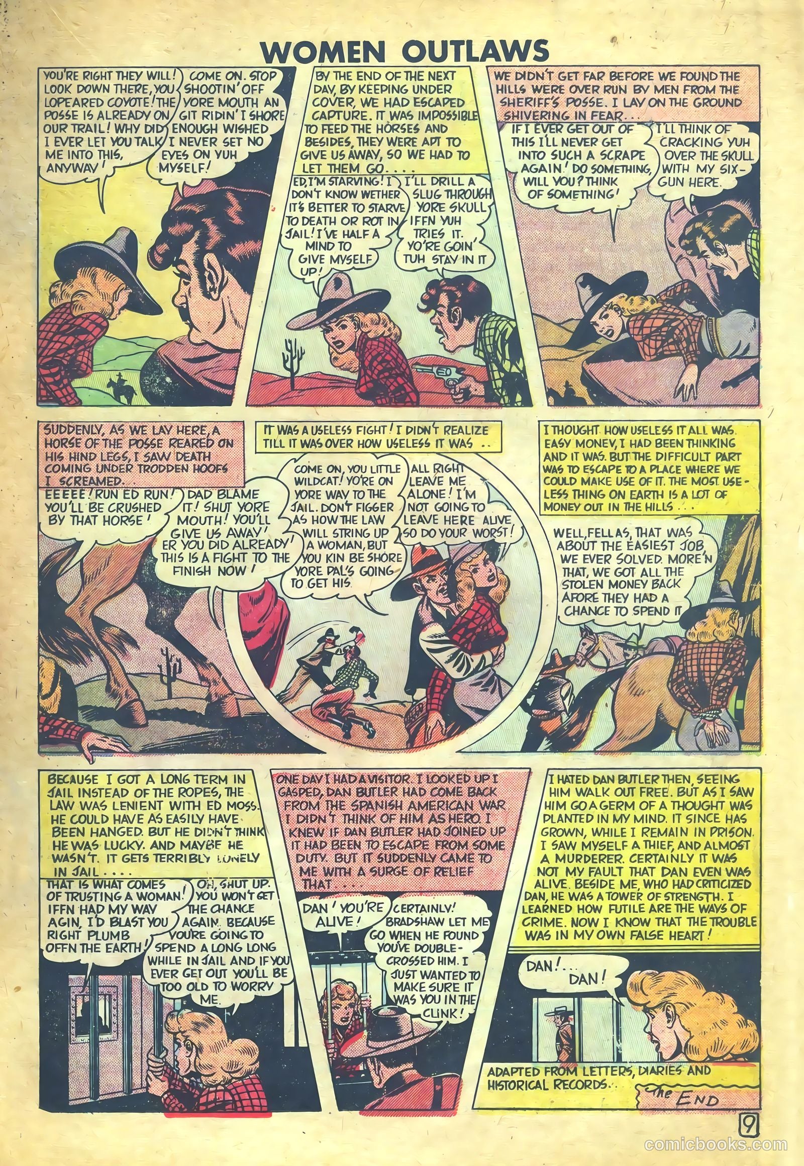 Women Outlaws #6 (1949) — page 19 of 36