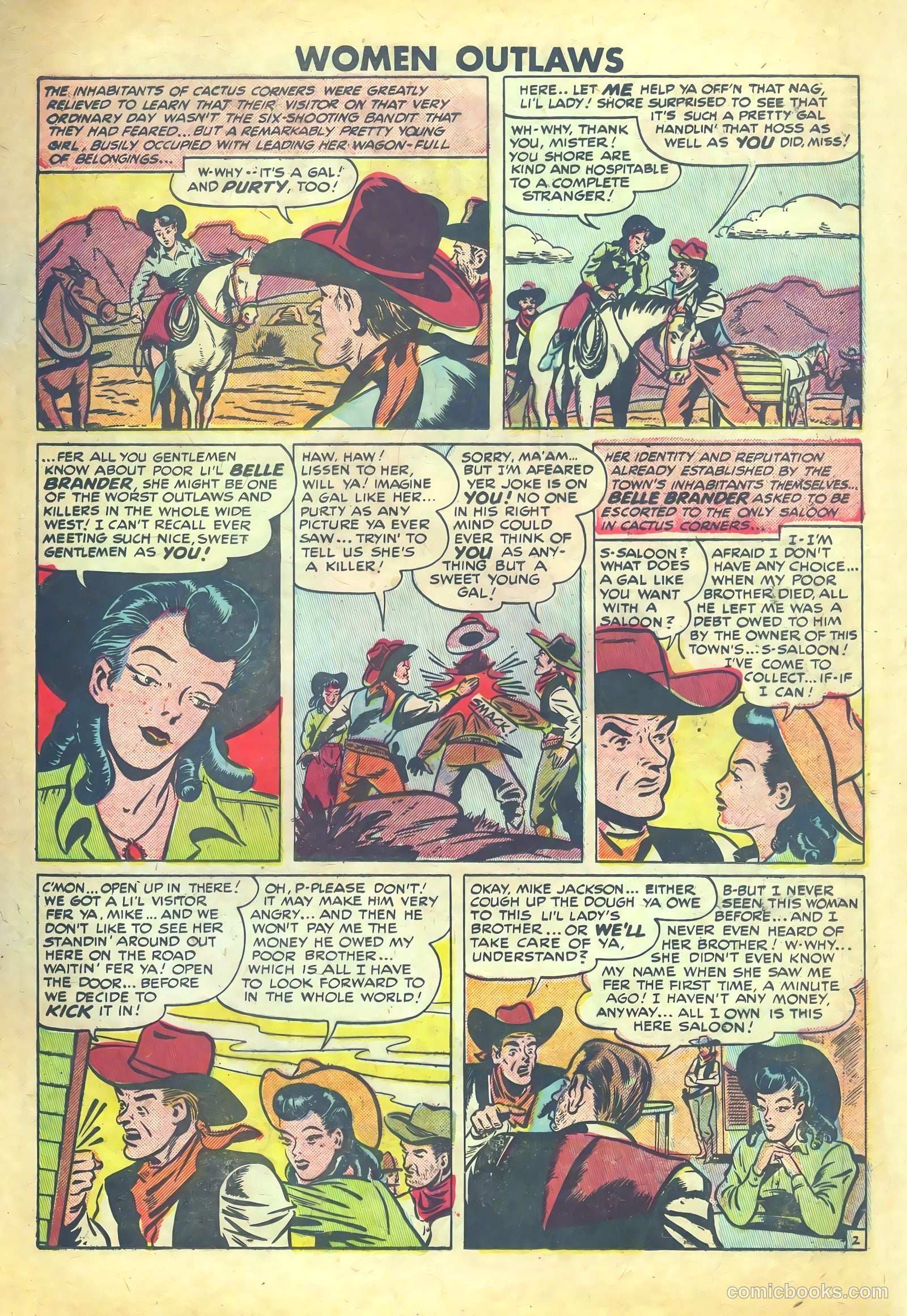 Women Outlaws #6 (1949) — page 23 of 36