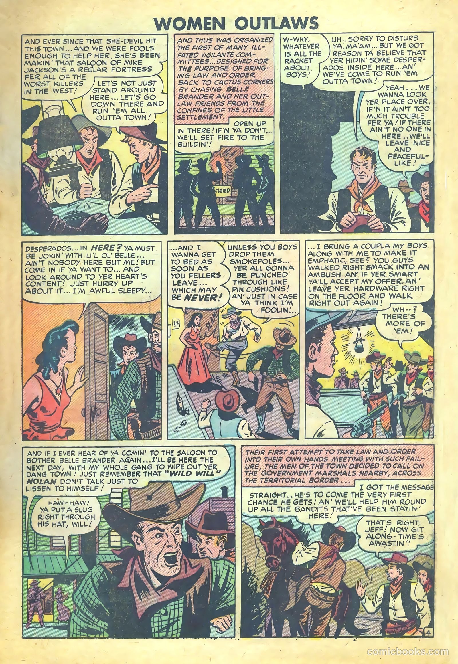 Women Outlaws #6 (1949) — page 25 of 36
