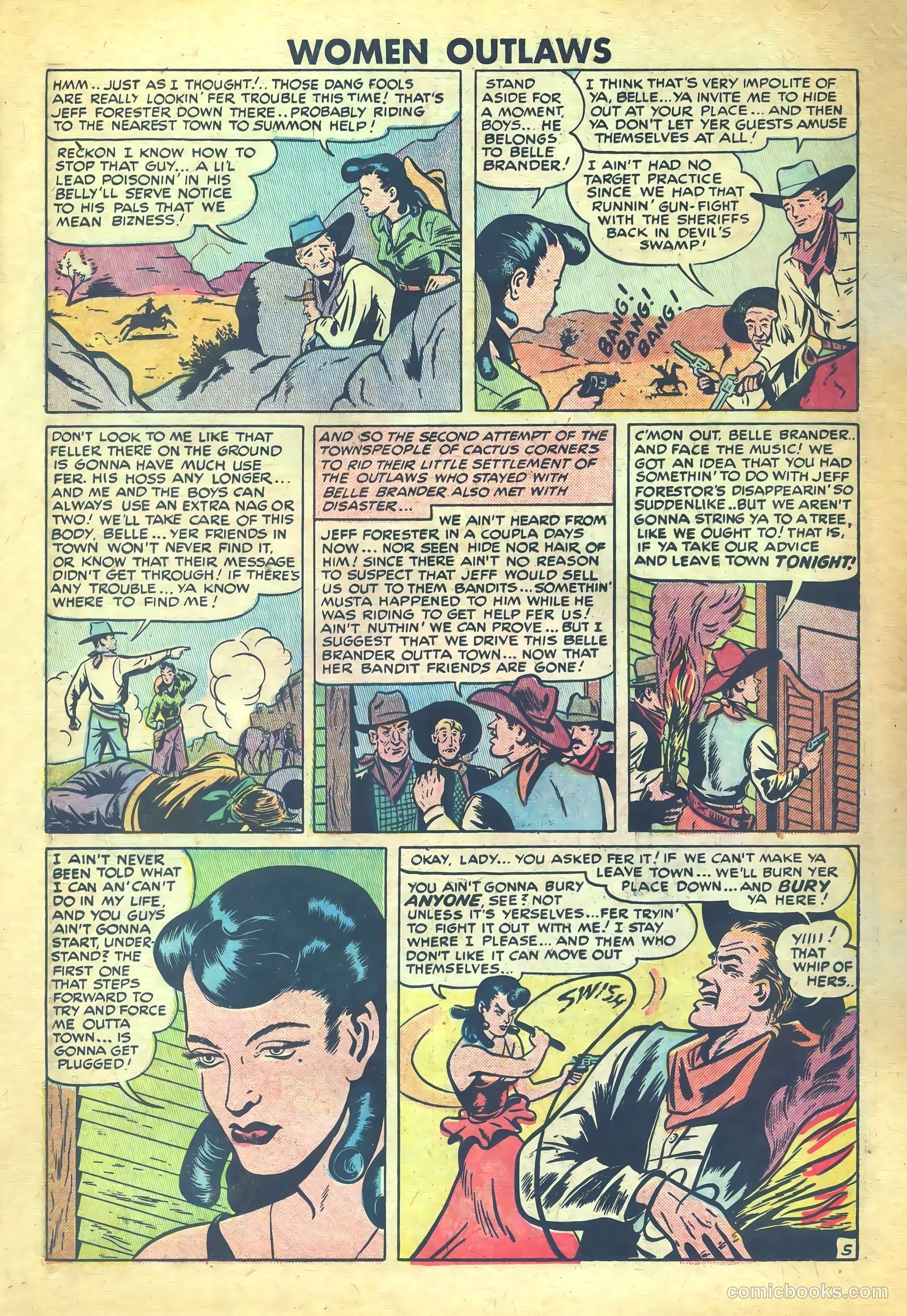 Women Outlaws #6 (1949) — page 26 of 36