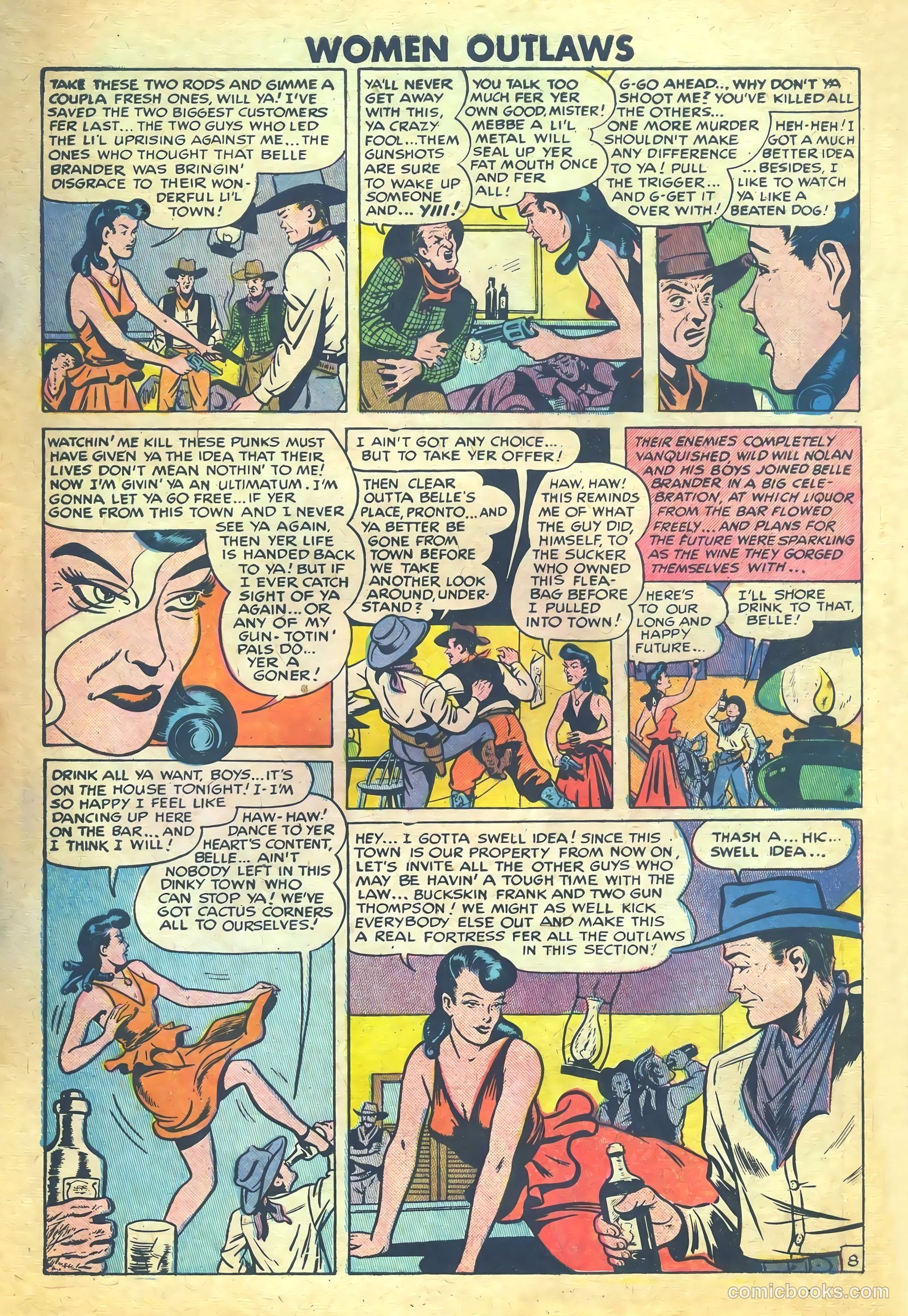 Women Outlaws #6 (1949) — page 29 of 36