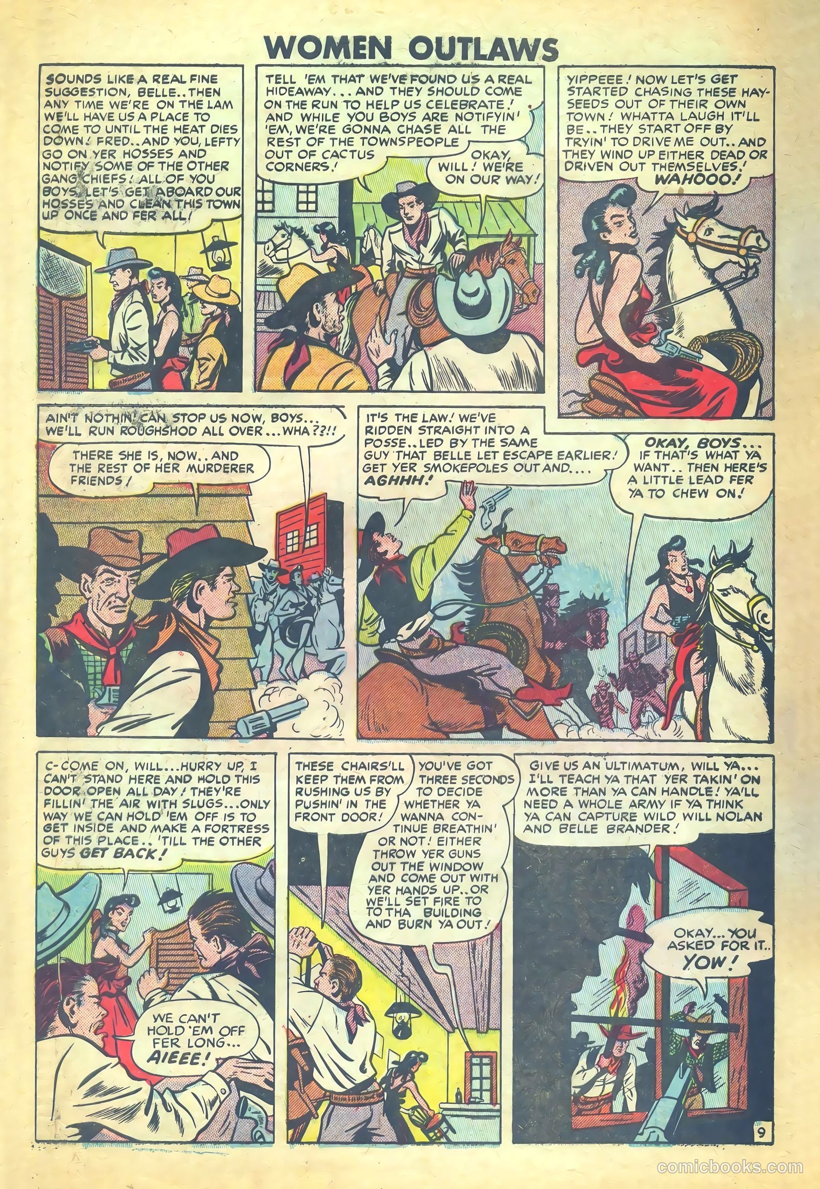 Women Outlaws #6 (1949) — page 30 of 36