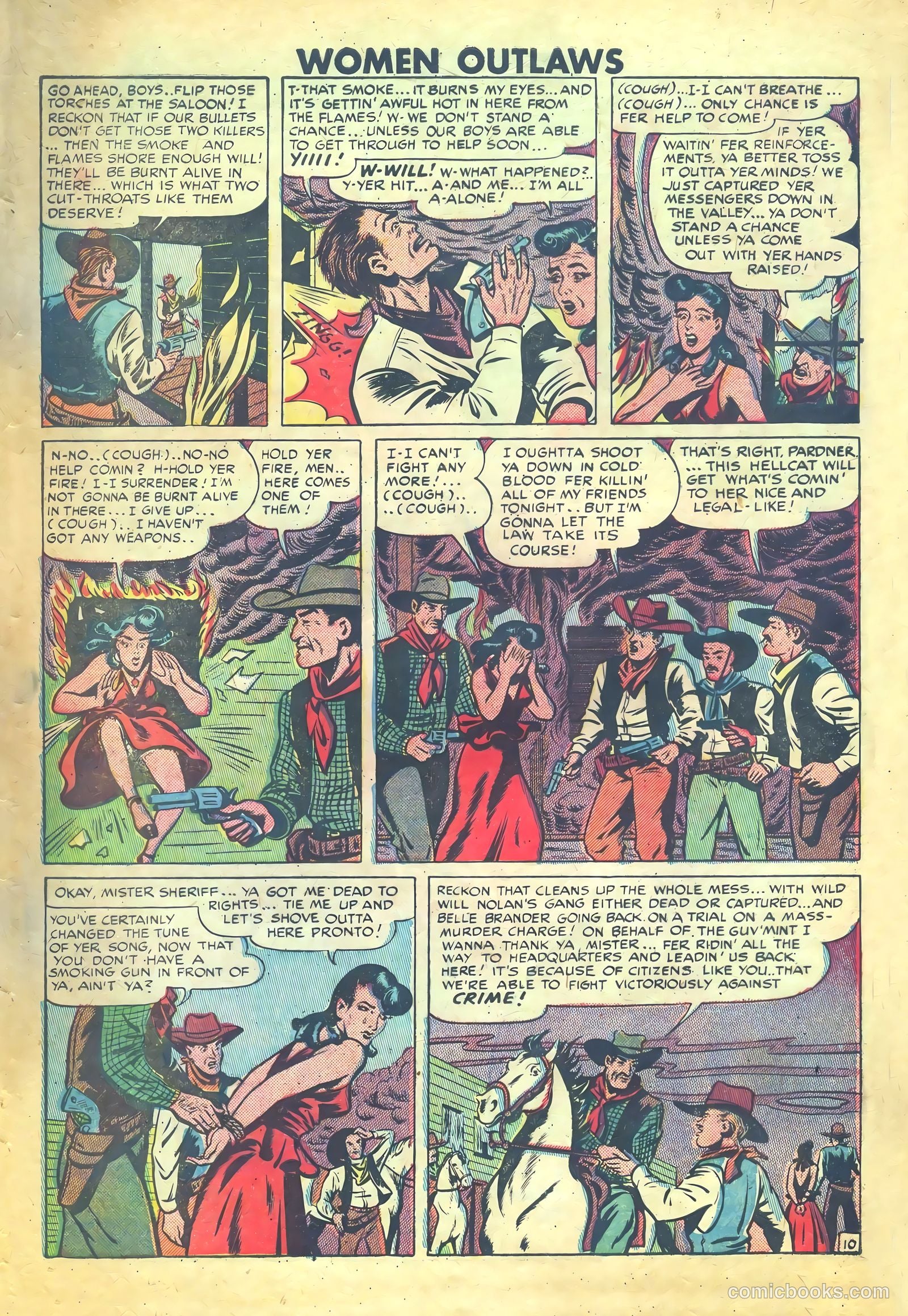 Women Outlaws #6 (1949) — page 31 of 36