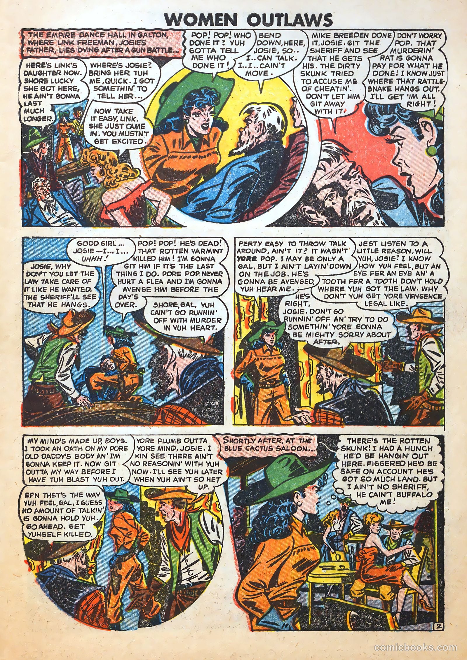 Women Outlaws #7 (1949) — page 3 of 36