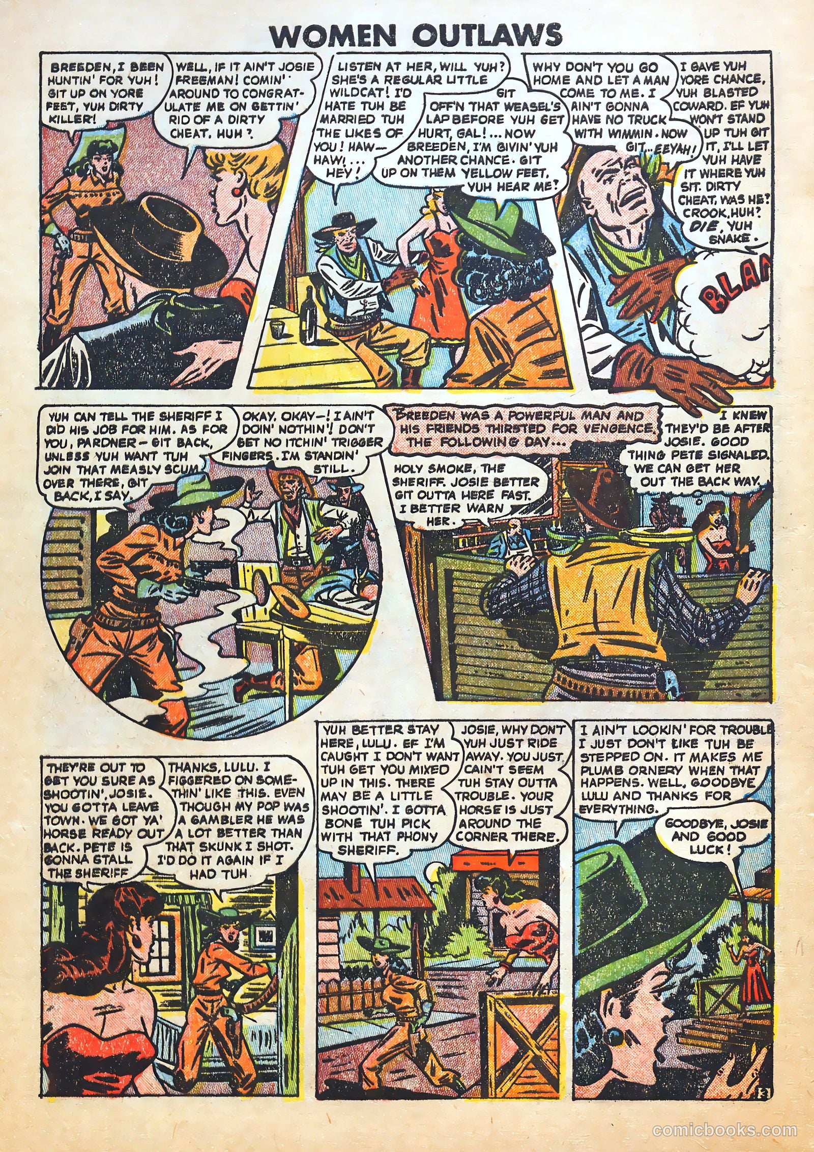 Women Outlaws #7 (1949) — page 4 of 36