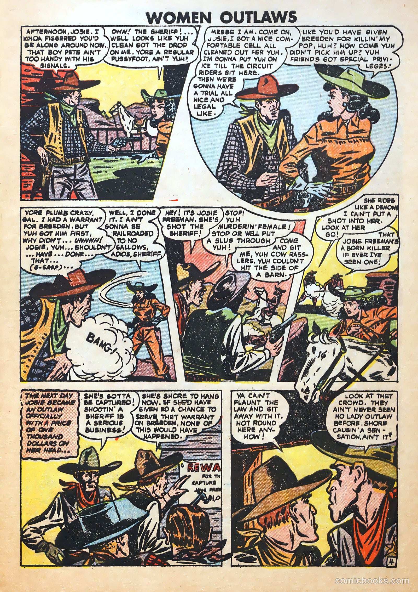 Women Outlaws #7 (1949) — page 5 of 36