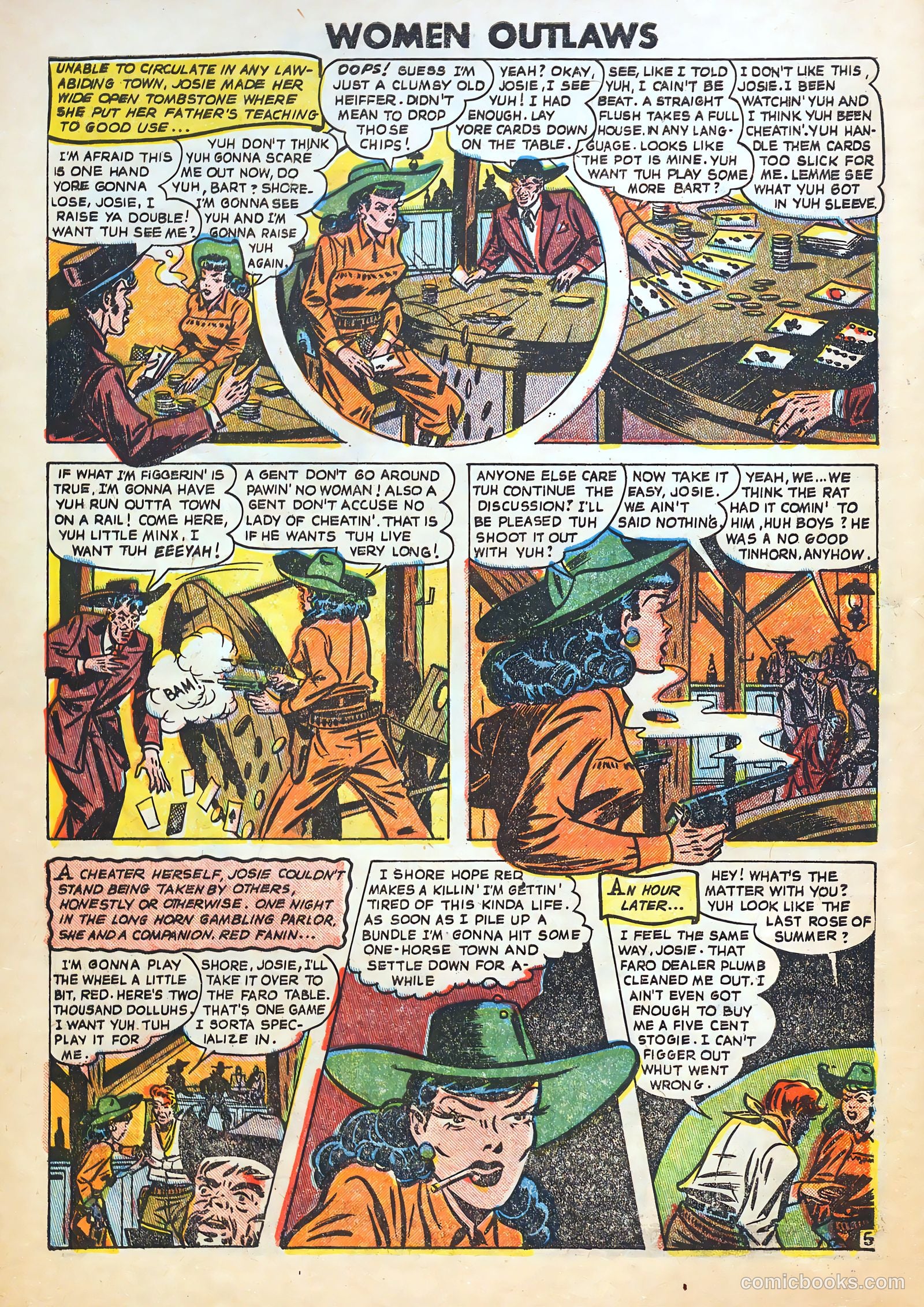 Women Outlaws #7 (1949) — page 6 of 36